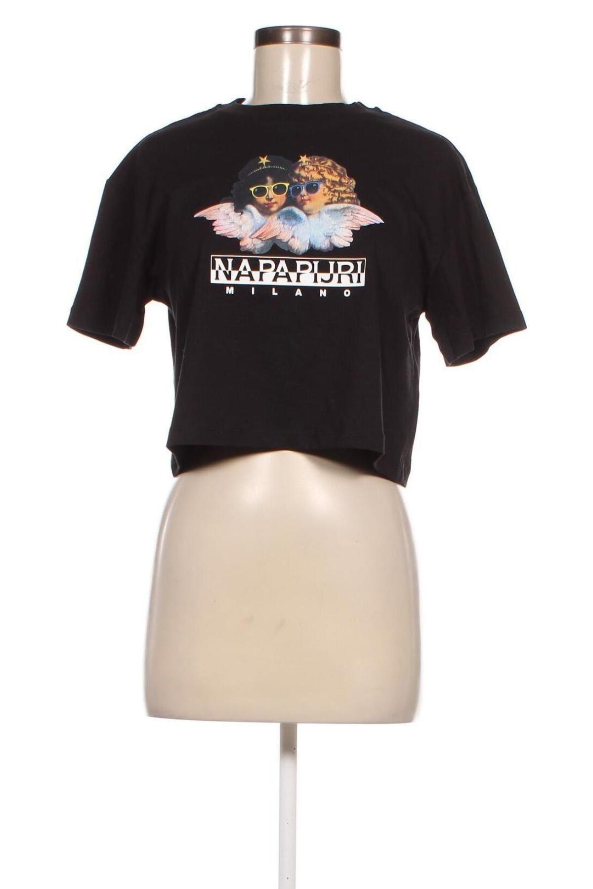 Dámské tričko Napapijri x Fiorucci, Velikost S, Barva Černá, Cena  865,00 Kč
