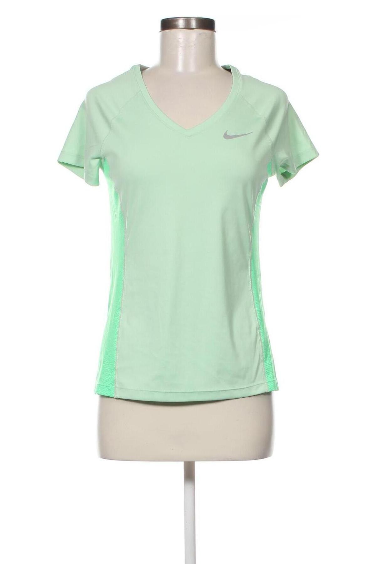 Damen T-Shirt Nike, Größe S, Farbe Grün, Preis 13,92 €