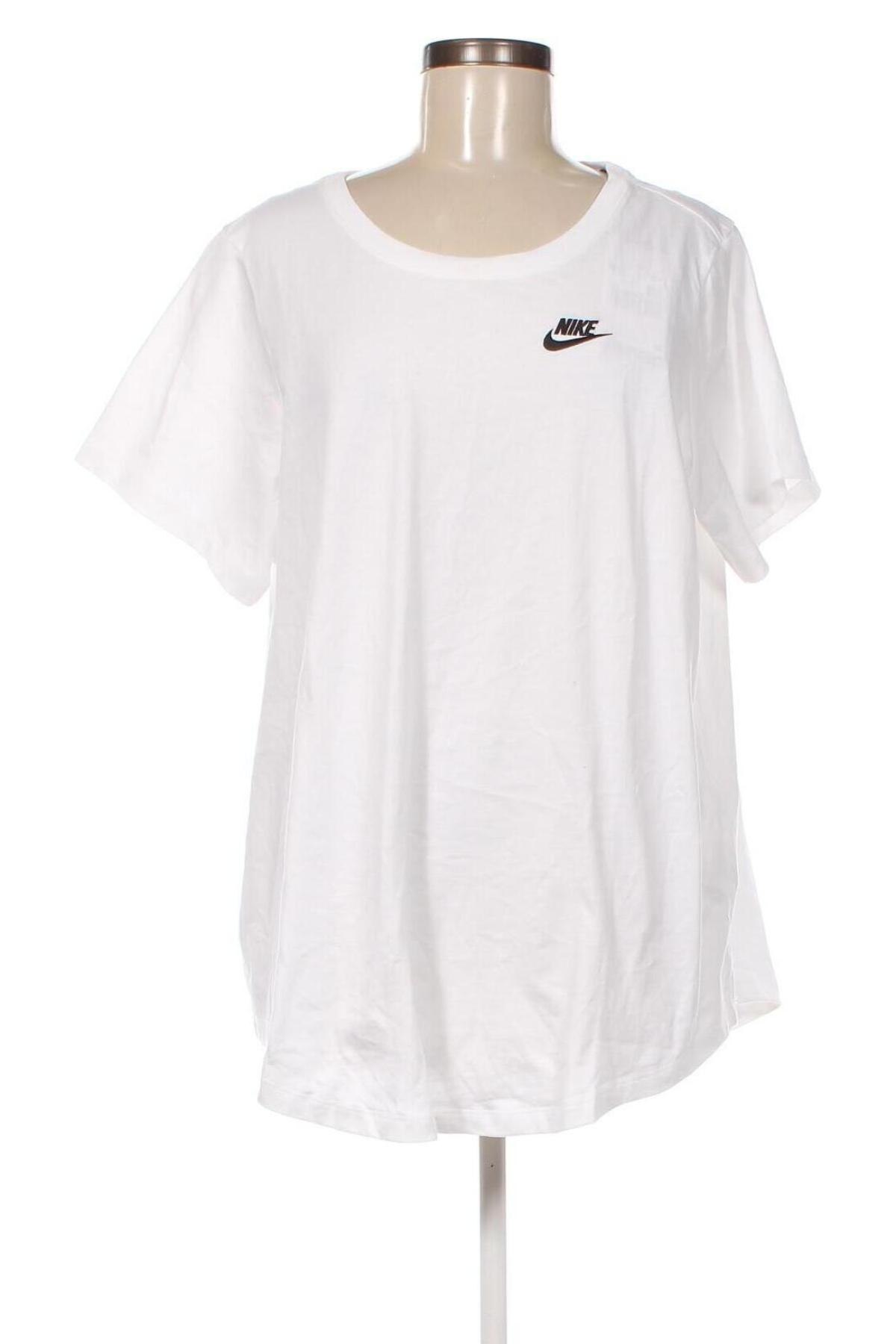 Дамска тениска Nike, Размер XL, Цвят Бял, Цена 58,00 лв.
