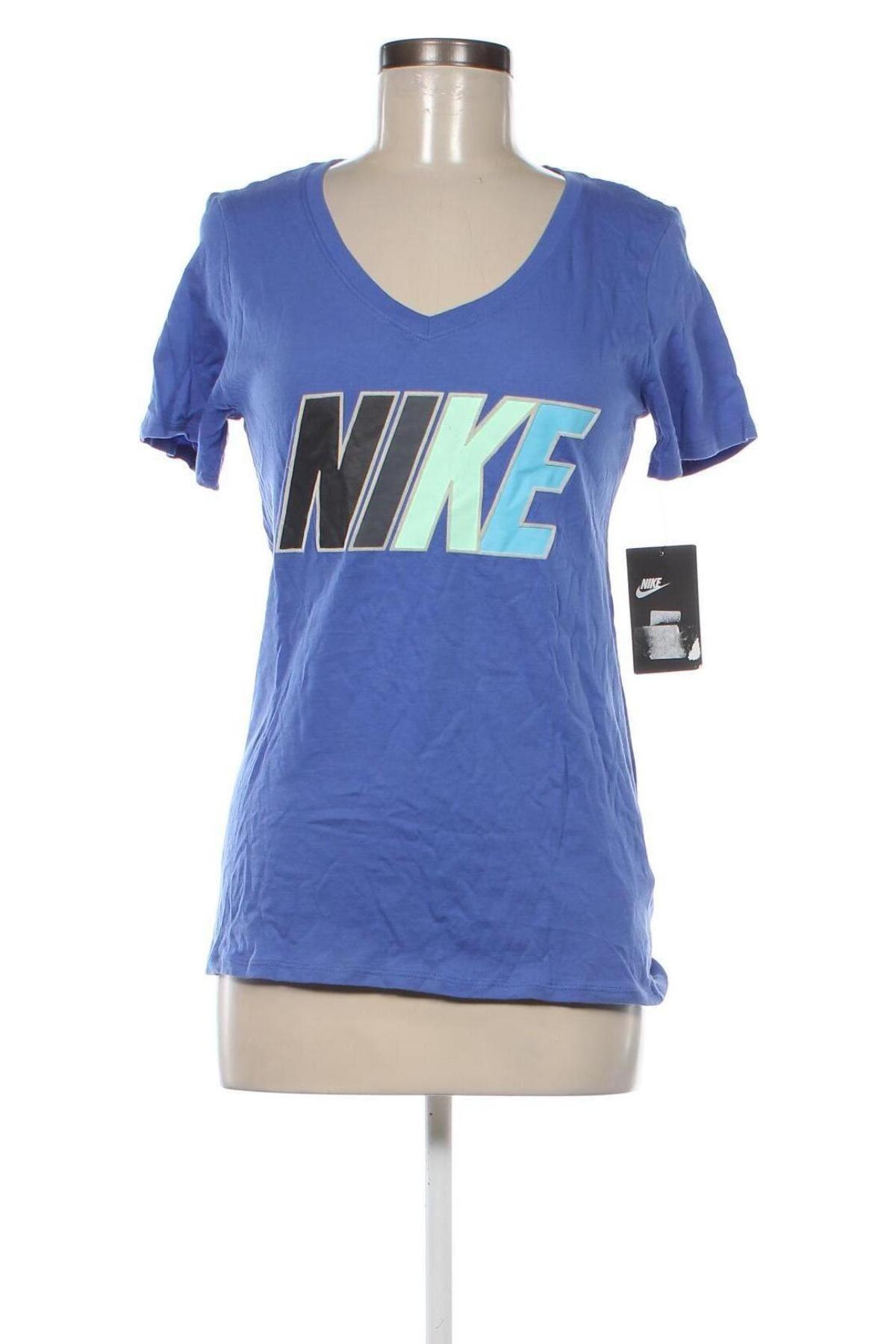 Γυναικείο t-shirt Nike, Μέγεθος S, Χρώμα Μπλέ, Τιμή 25,97 €