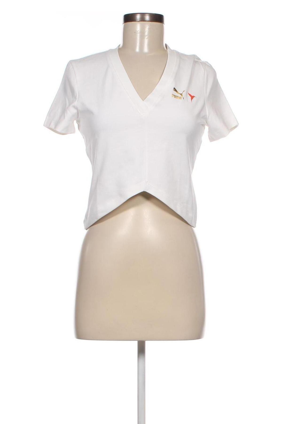Damen T-Shirt PUMA, Größe XS, Farbe Weiß, Preis 15,25 €