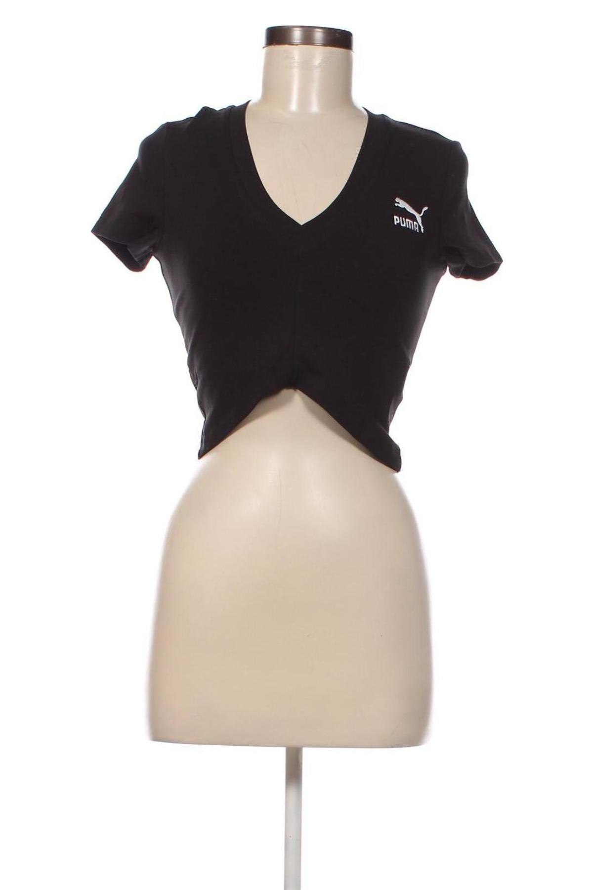 Γυναικείο t-shirt PUMA, Μέγεθος M, Χρώμα Μαύρο, Τιμή 25,71 €