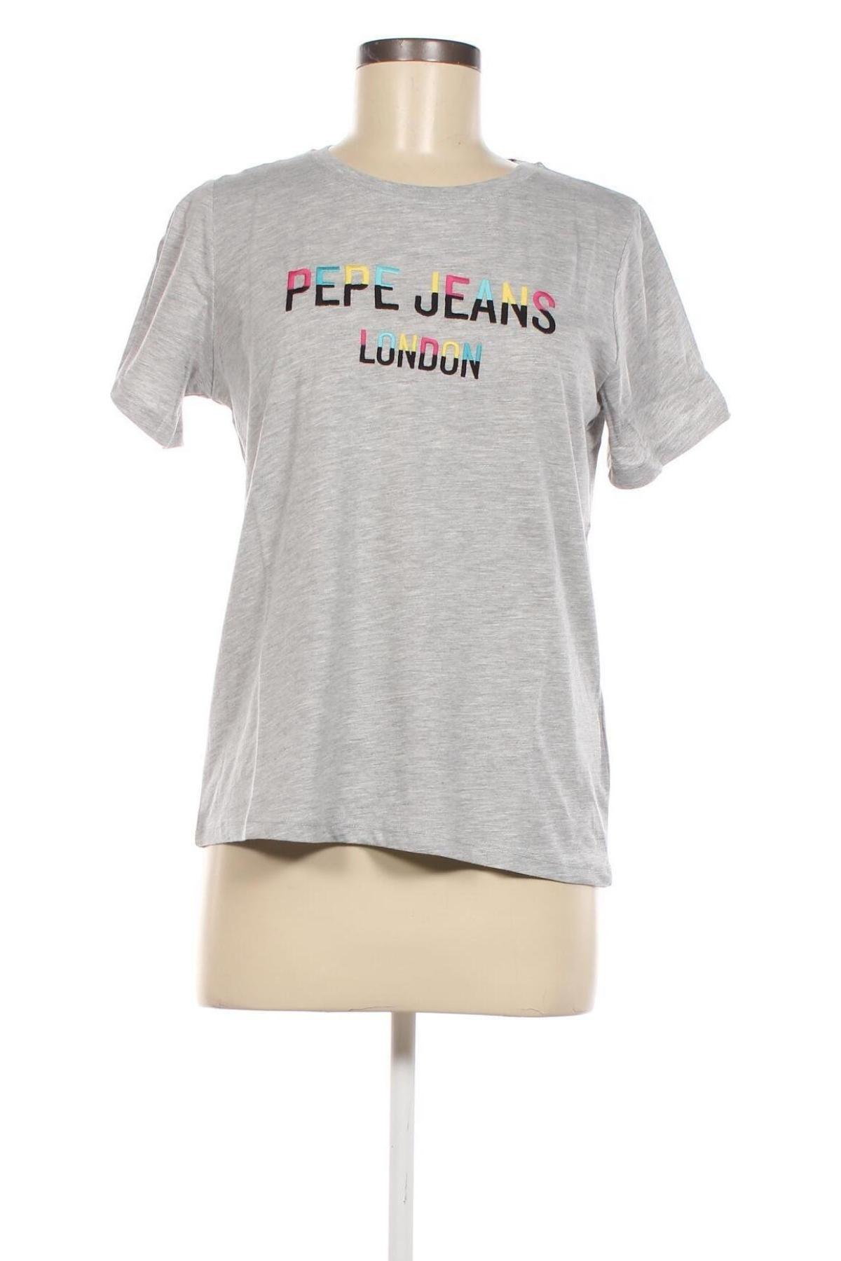 Damen T-Shirt Pepe Jeans, Größe M, Farbe Grau, Preis 29,90 €