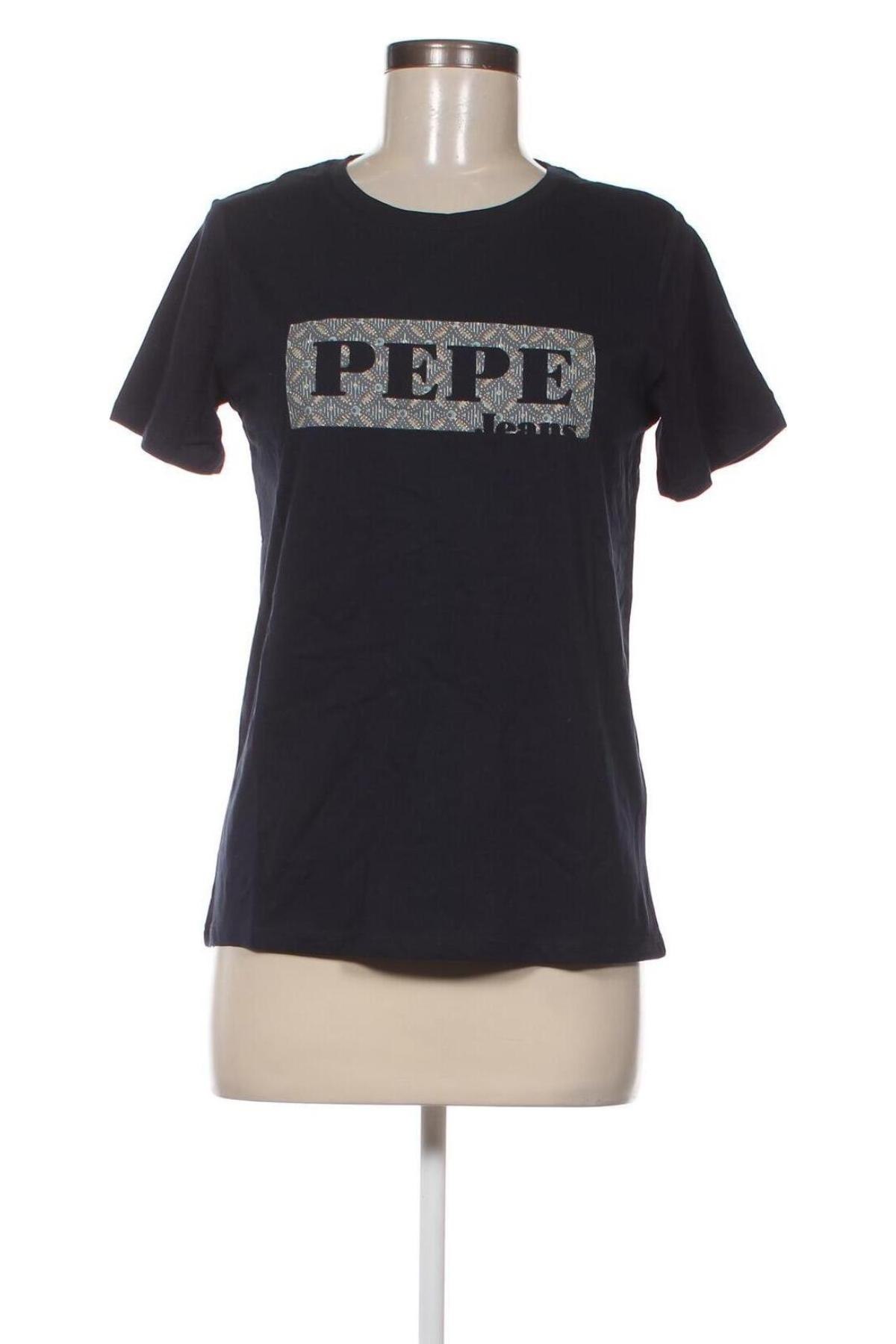 Γυναικείο t-shirt Pepe Jeans, Μέγεθος S, Χρώμα Μπλέ, Τιμή 29,90 €