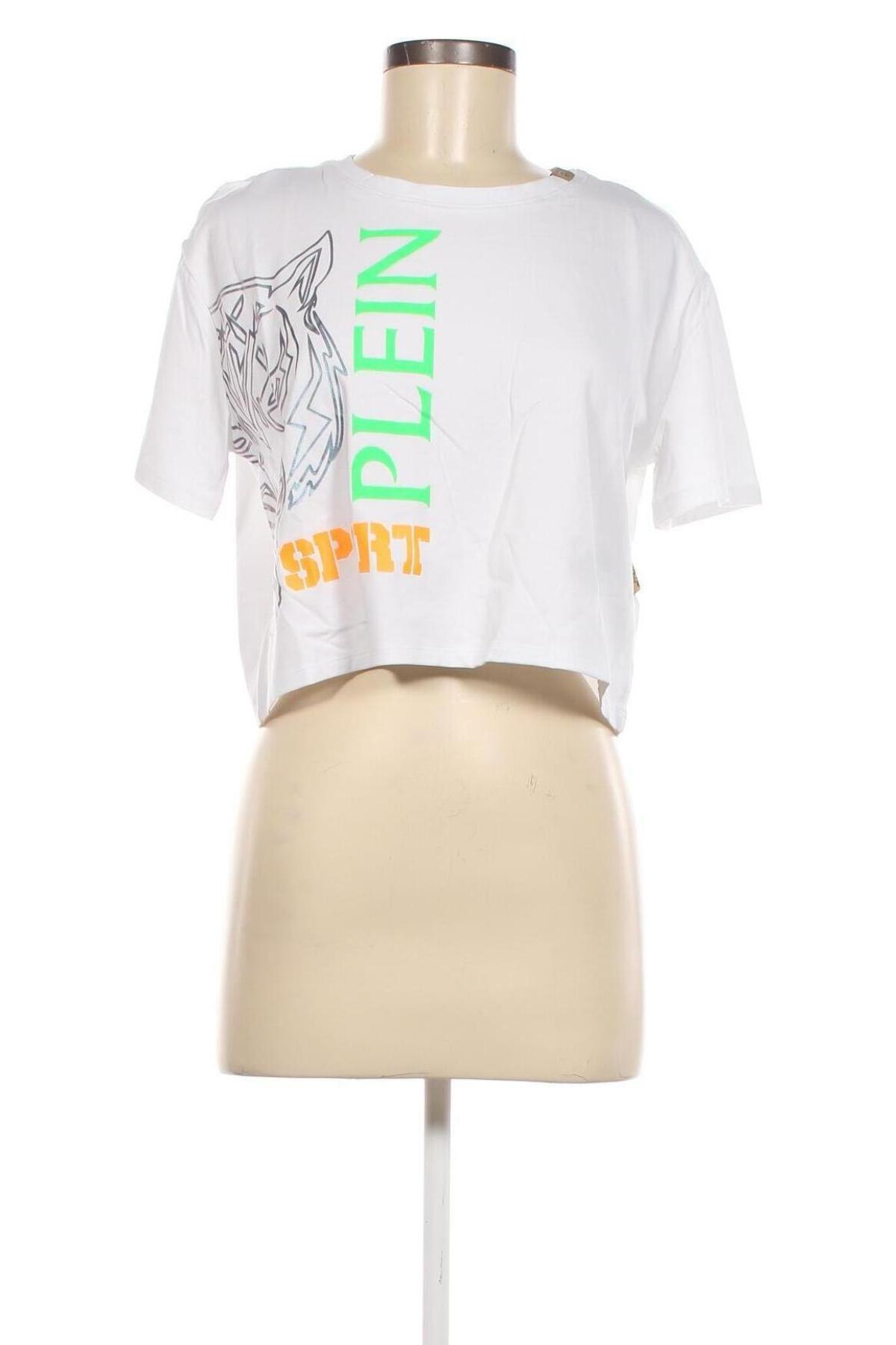 Γυναικείο t-shirt Plein Sport, Μέγεθος L, Χρώμα Λευκό, Τιμή 84,37 €