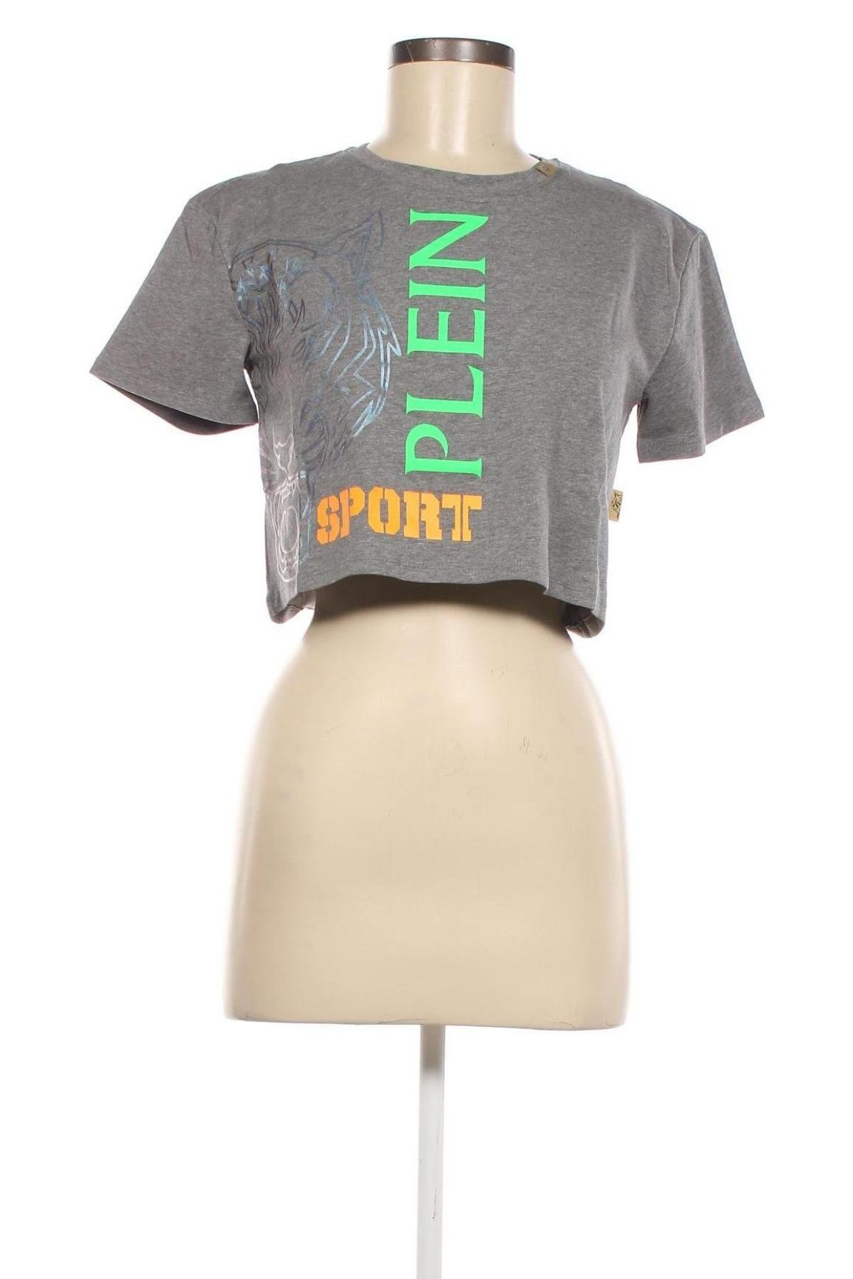 Дамска тениска Plein Sport, Размер XS, Цвят Сив, Цена 186,00 лв.