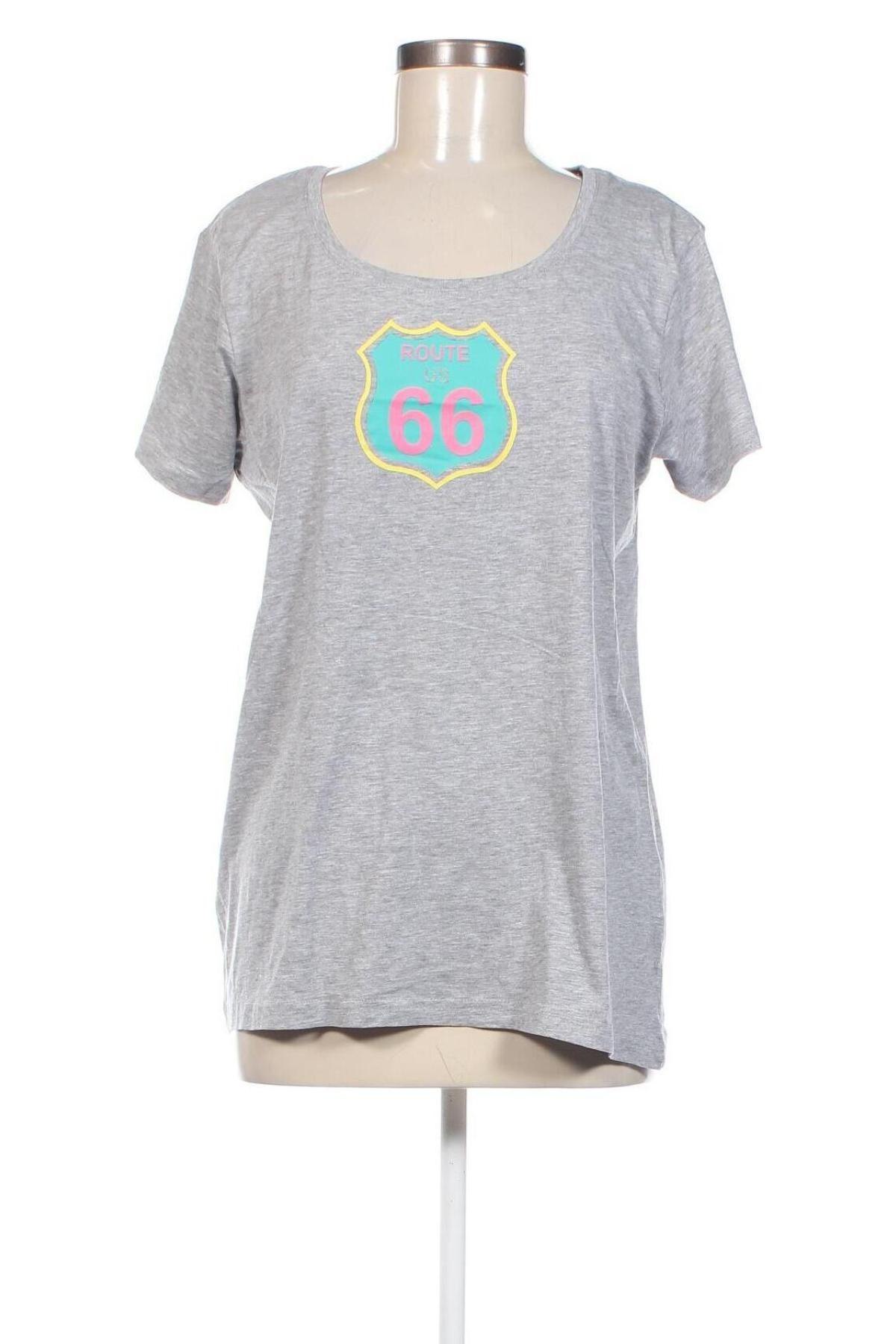 Damen T-Shirt Route 66, Größe XL, Farbe Grau, Preis € 8,33