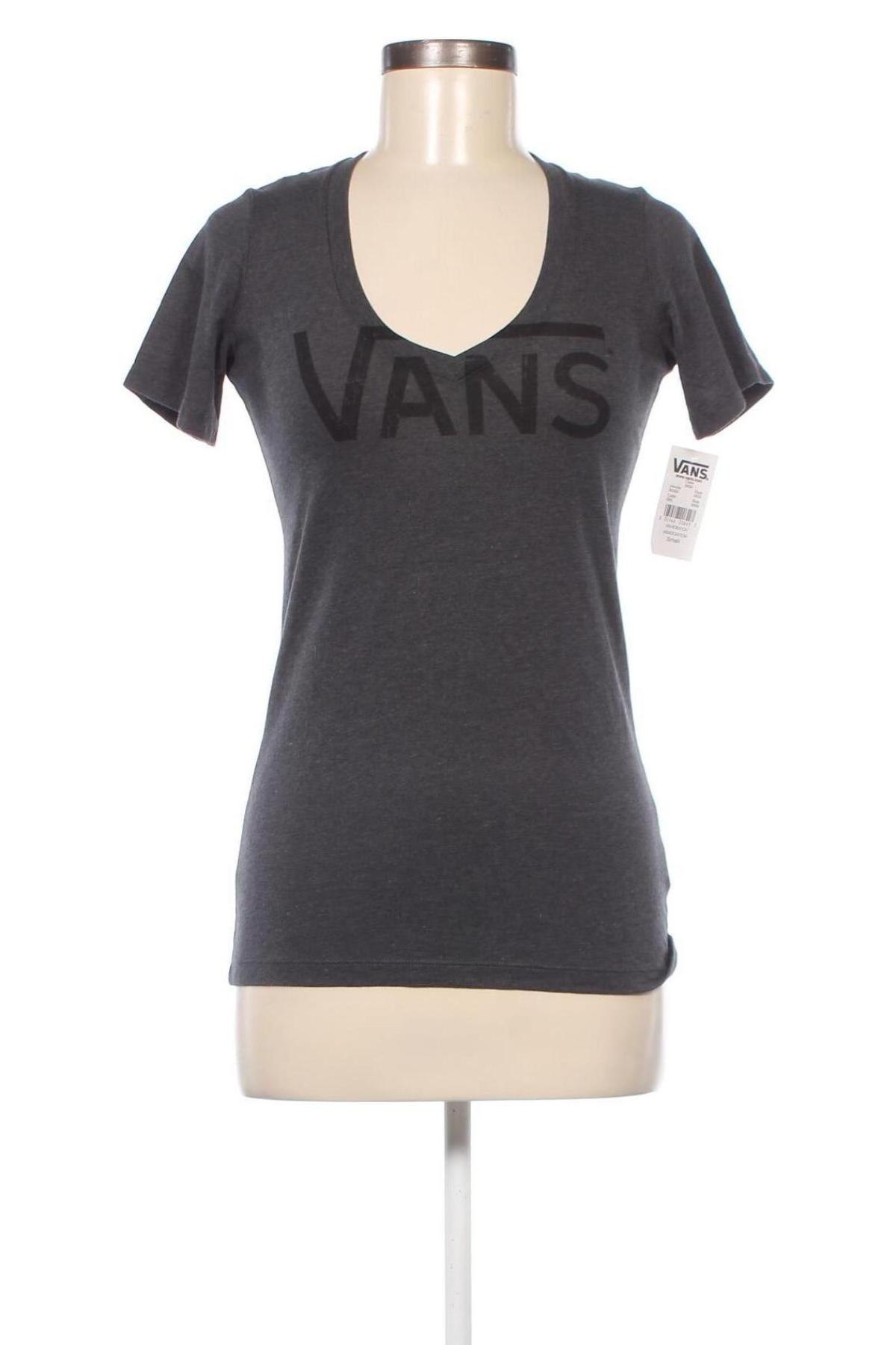 Damen T-Shirt Vans, Größe S, Farbe Grau, Preis 27,00 €