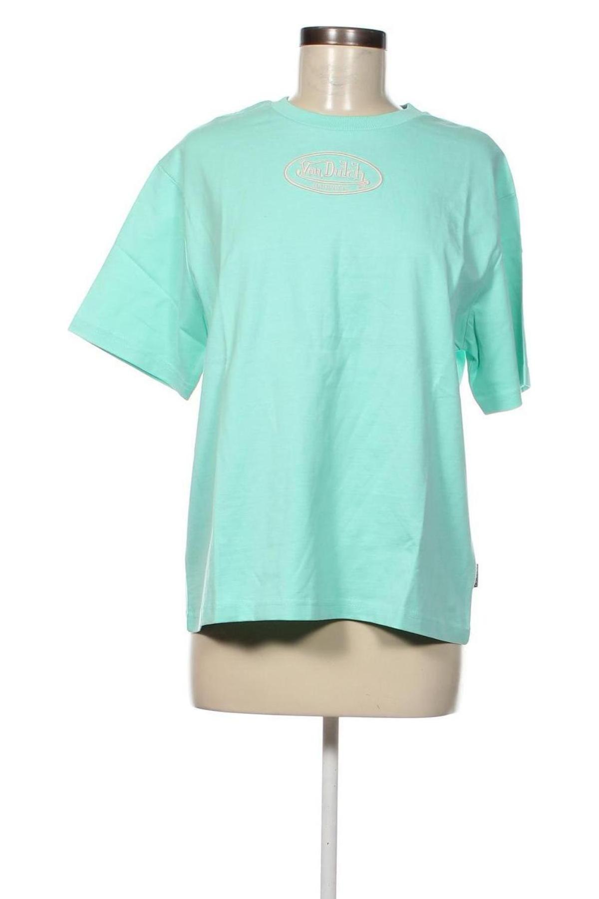 Γυναικείο t-shirt Von Dutch, Μέγεθος S, Χρώμα Πράσινο, Τιμή 26,91 €