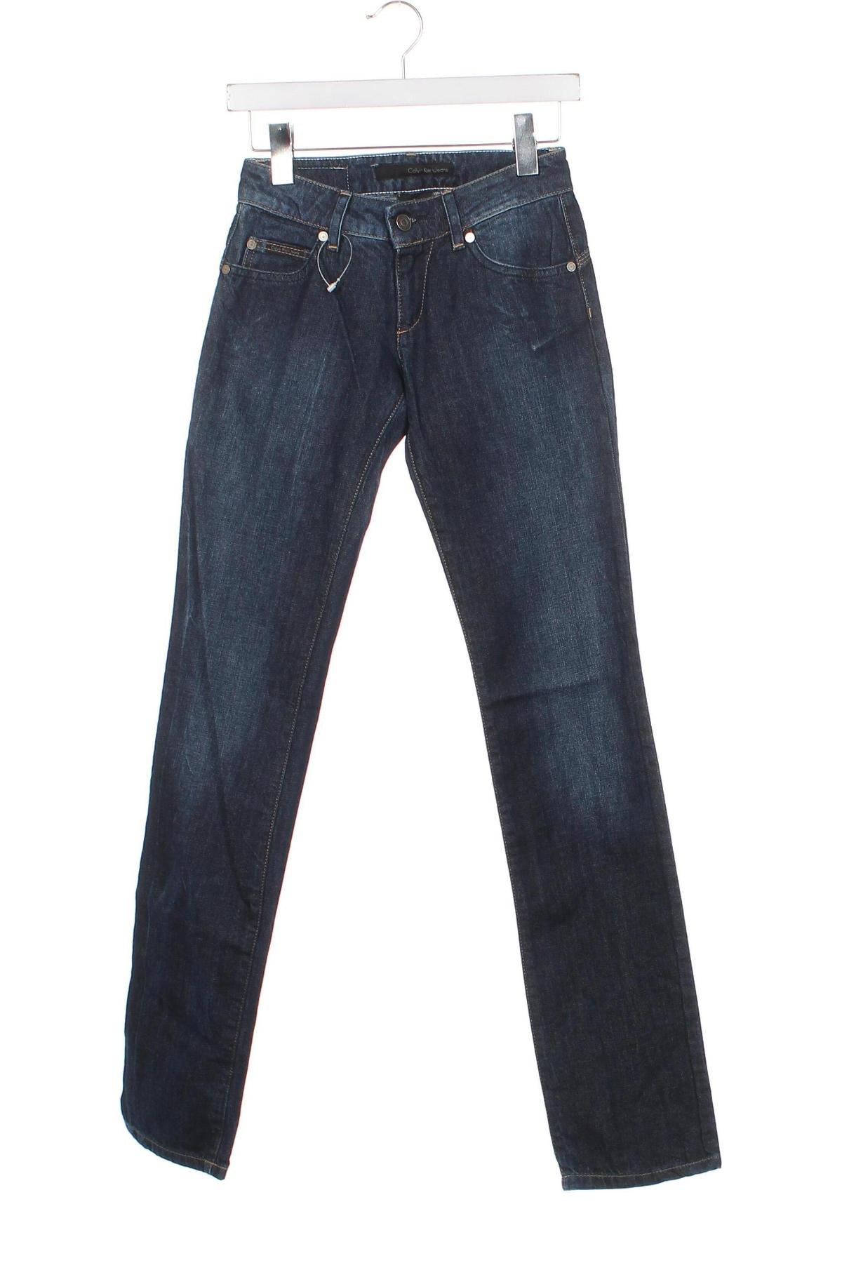 Blugi de femei Calvin Klein Jeans, Mărime XS, Culoare Albastru, Preț 80,53 Lei