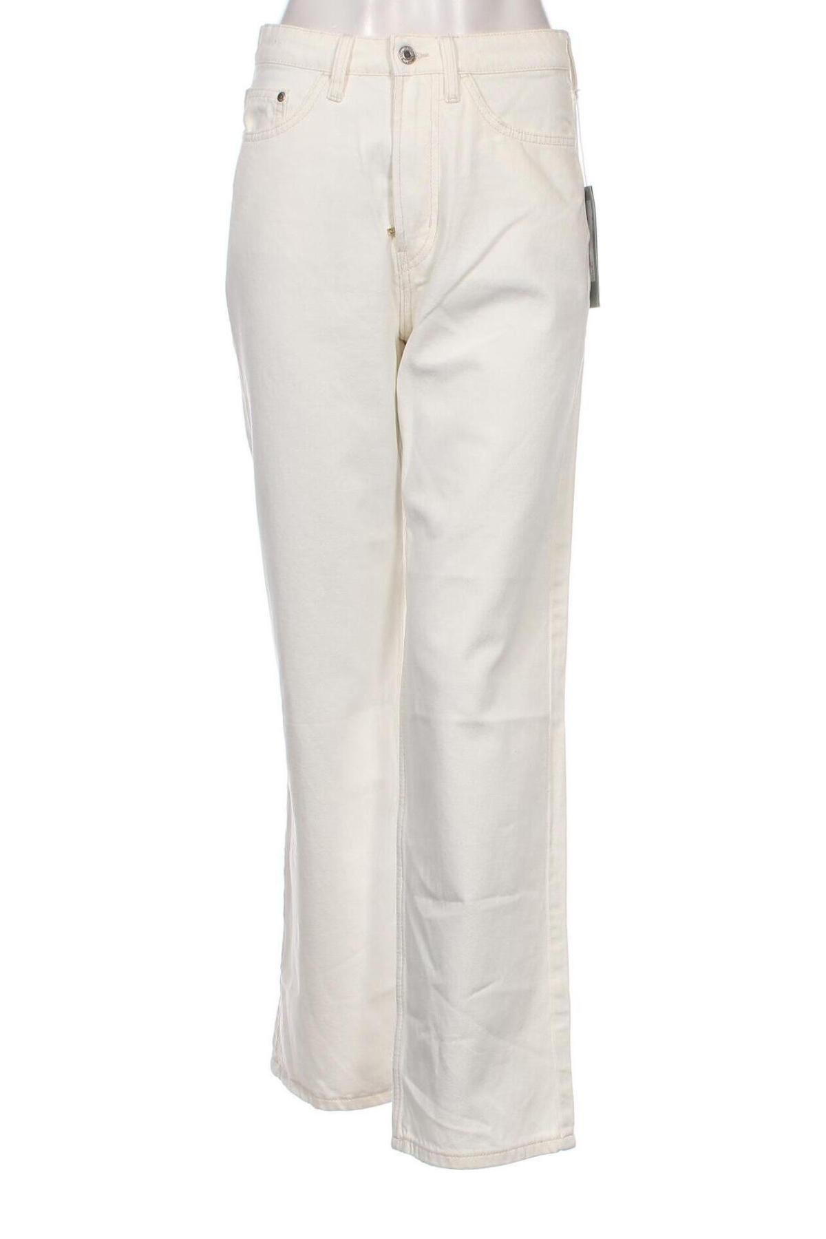 Γυναικείο Τζίν H&M, Μέγεθος M, Χρώμα Λευκό, Τιμή 11,38 €