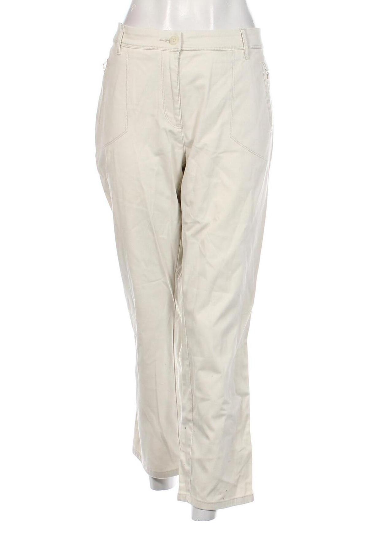 Дамски дънки Marco Pecci, Размер XL, Цвят Бежов, Цена 9,86 лв.