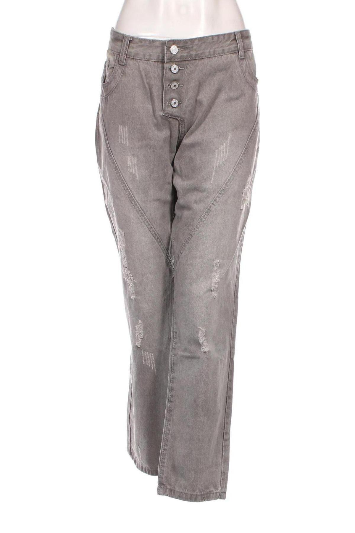 Γυναικείο Τζίν MissLook, Μέγεθος XL, Χρώμα Γκρί, Τιμή 3,59 €