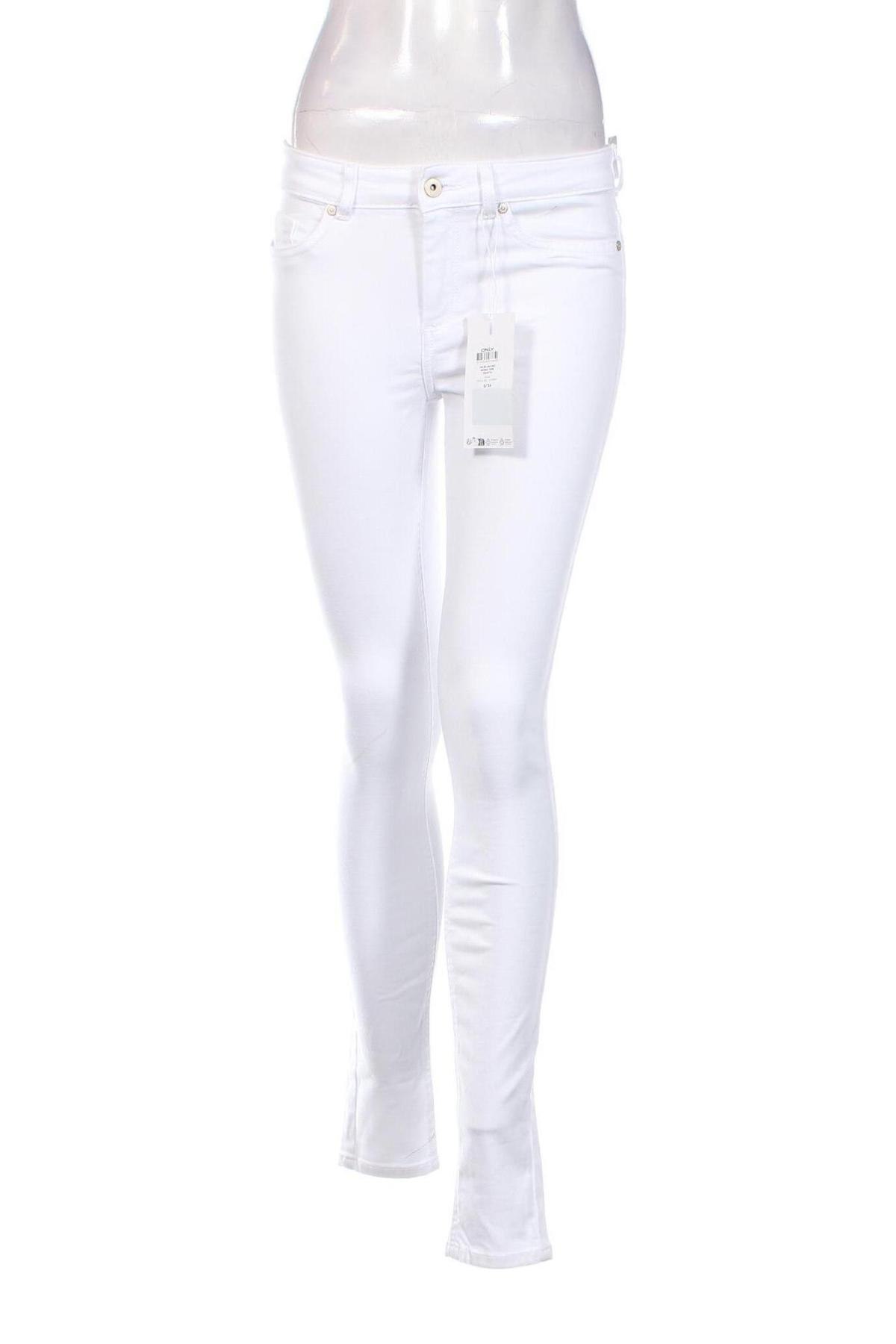 Damen Jeans ONLY, Größe S, Farbe Weiß, Preis 9,11 €