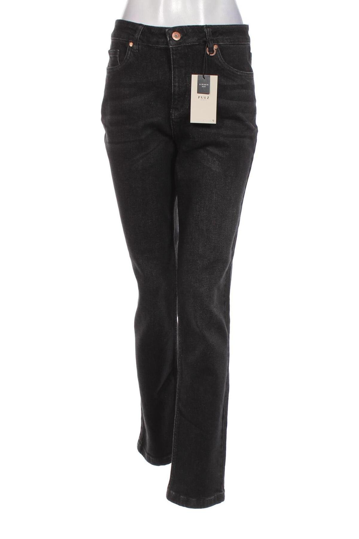 Γυναικείο Τζίν Pulz Jeans, Μέγεθος M, Χρώμα Γκρί, Τιμή 10,76 €
