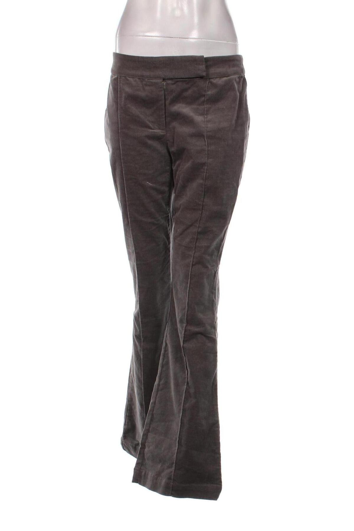 Pantaloni de velvet de femei About You, Mărime M, Culoare Gri, Preț 26,99 Lei