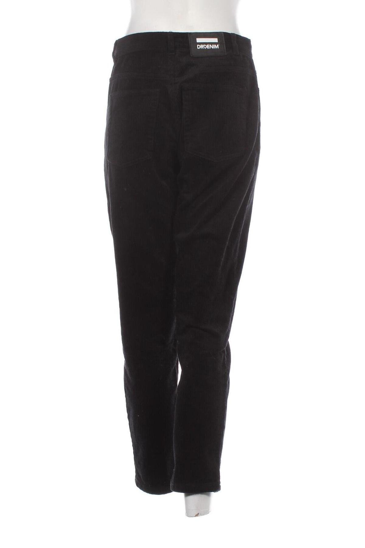 Γυναικείο κοτλέ παντελόνι Dr. Denim, Μέγεθος M, Χρώμα Μαύρο, Τιμή 8,52 €