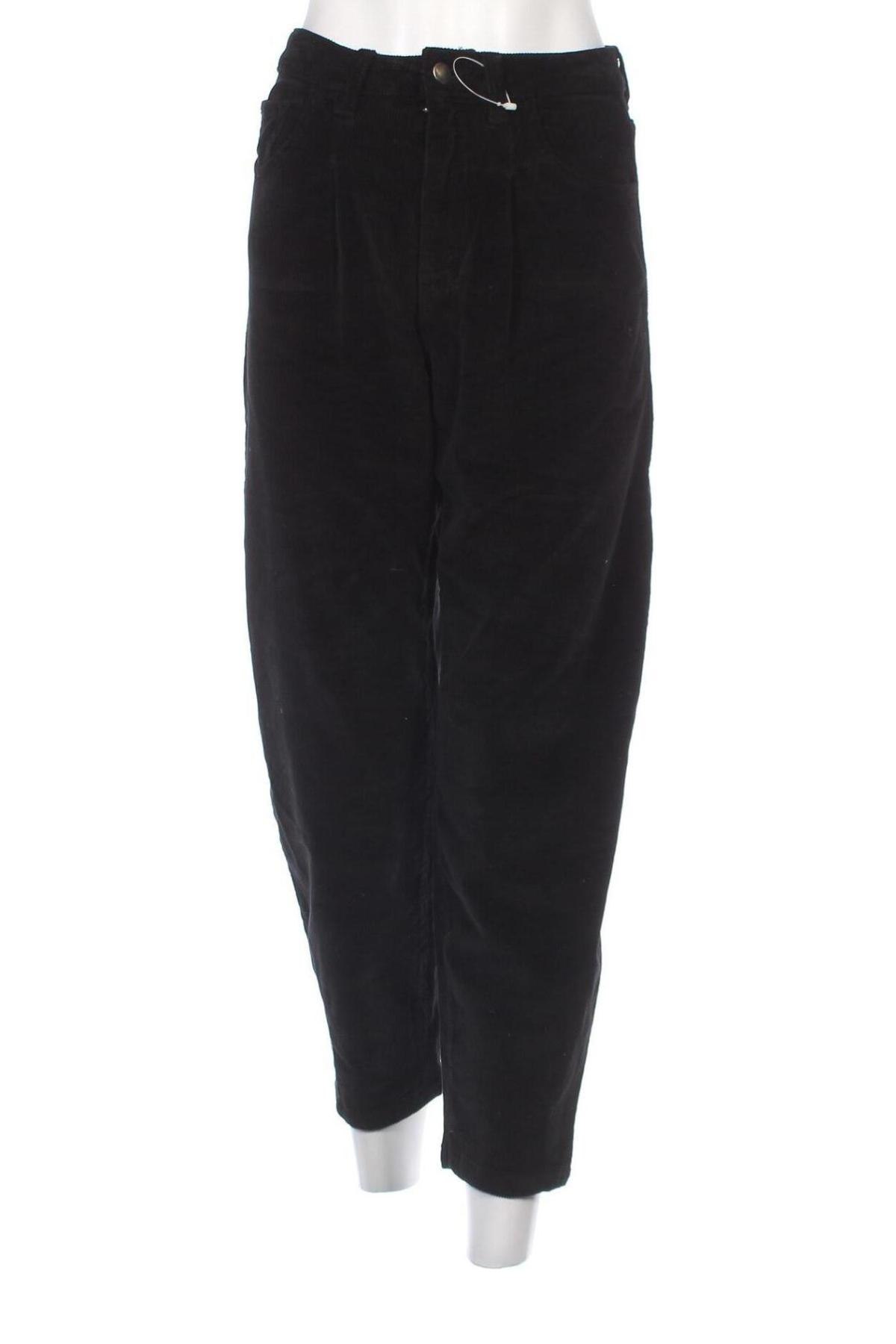 Pantaloni de velvet de femei Reign, Mărime M, Culoare Negru, Preț 31,48 Lei