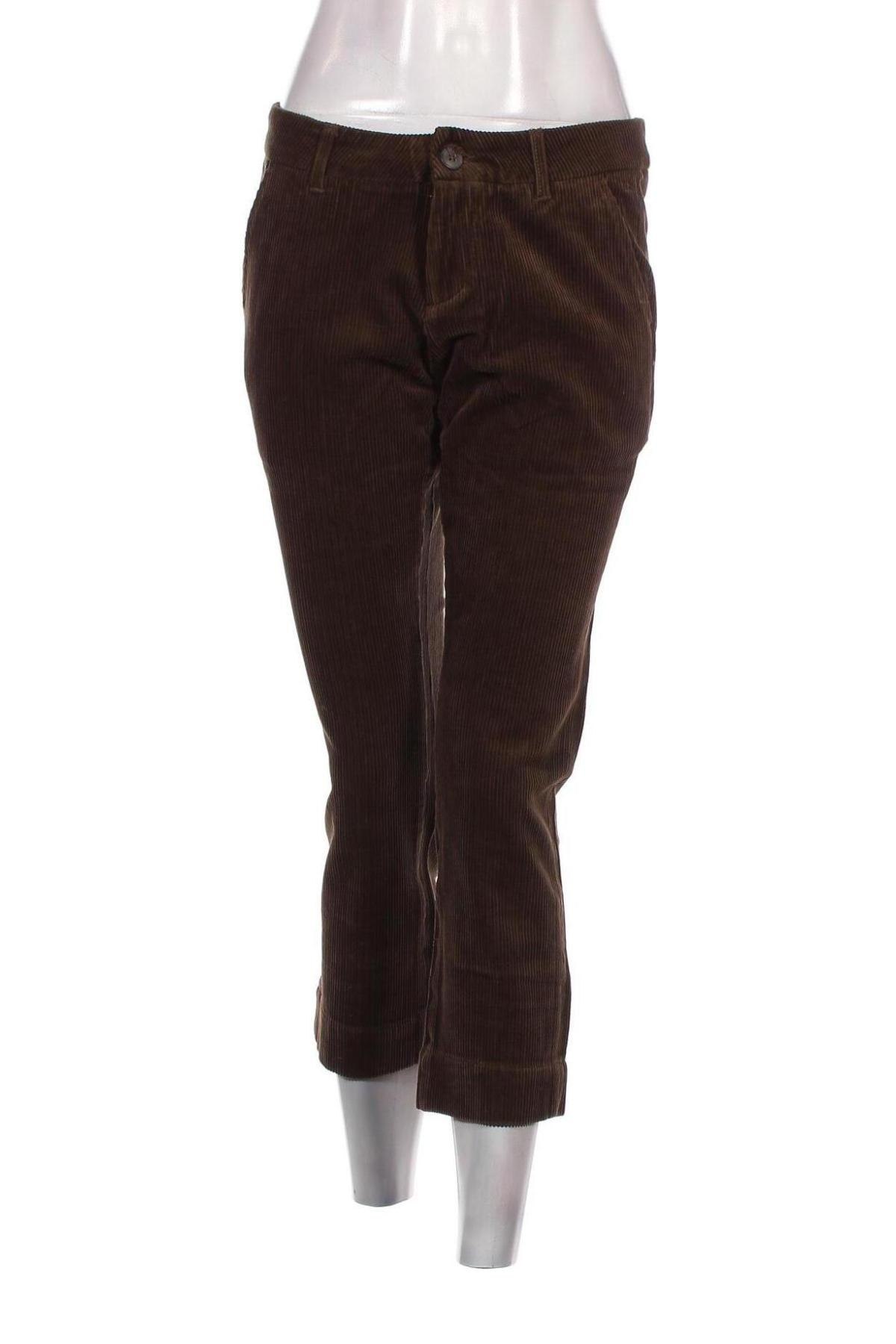 Γυναικείο κοτλέ παντελόνι SUN68, Μέγεθος M, Χρώμα Καφέ, Τιμή 20,32 €