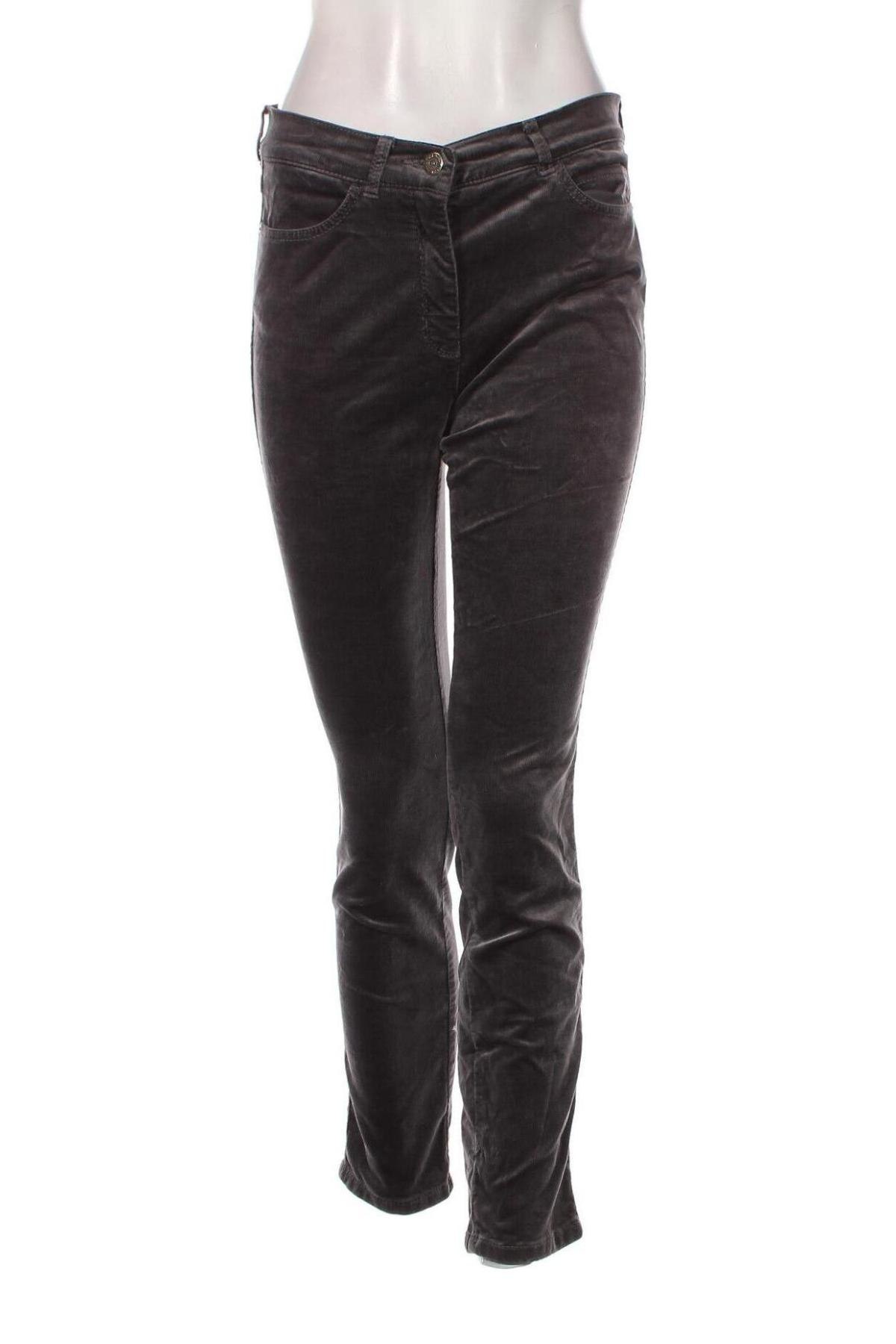 Pantaloni de velvet de femei Toni, Mărime L, Culoare Gri, Preț 20,99 Lei