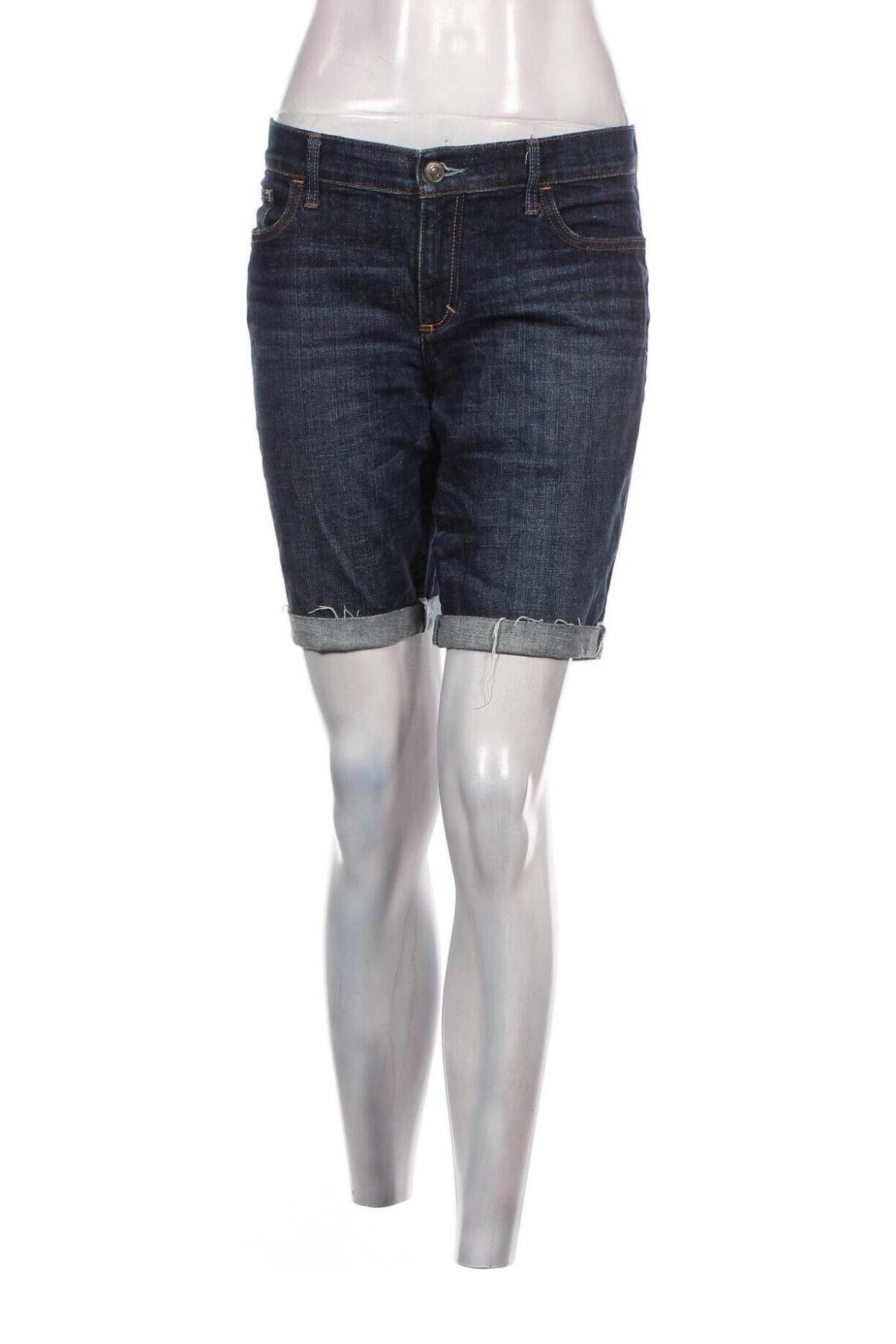 Дамски къс панталон Abercrombie & Fitch, Размер L, Цвят Син, Цена 32,00 лв.