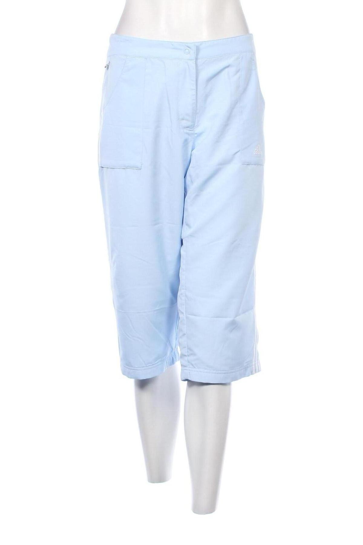Γυναικείο κοντό παντελόνι Adidas, Μέγεθος XXL, Χρώμα Μπλέ, Τιμή 14,85 €