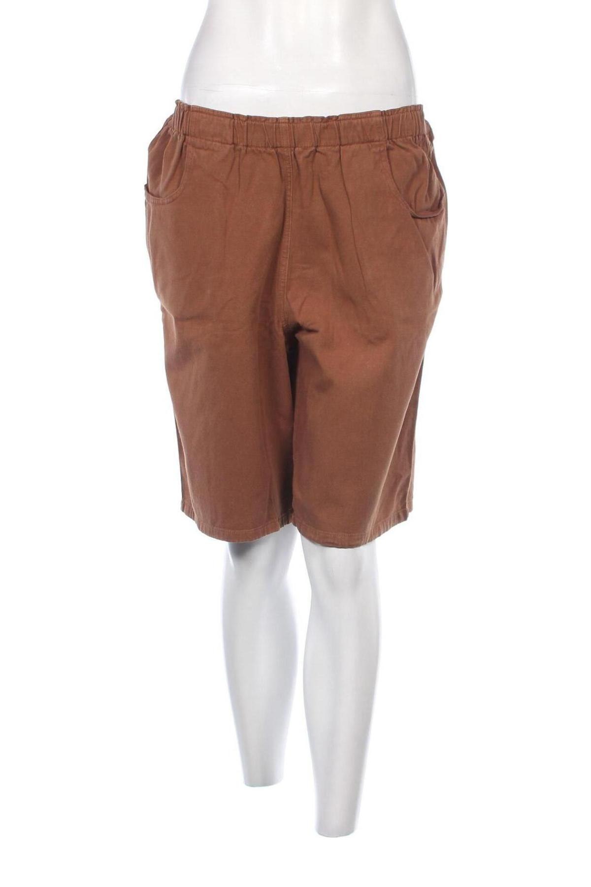 Γυναικείο κοντό παντελόνι Charmant, Μέγεθος XL, Χρώμα Καφέ, Τιμή 5,20 €