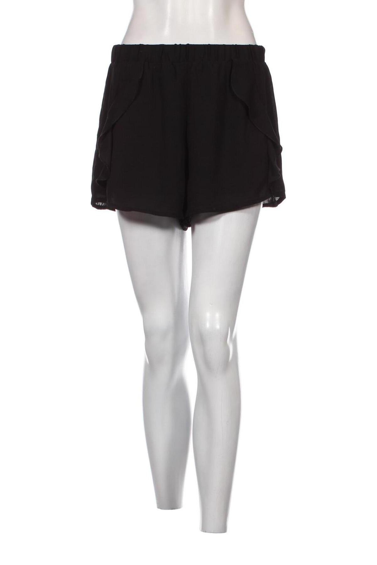 Дамски къс панталон H&M Divided, Размер M, Цвят Черен, Цена 7,60 лв.