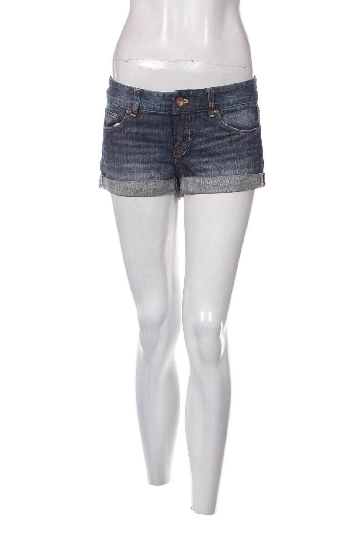 Γυναικείο κοντό παντελόνι H&M L.O.G.G., Μέγεθος L, Χρώμα Μπλέ, Τιμή 4,70 €