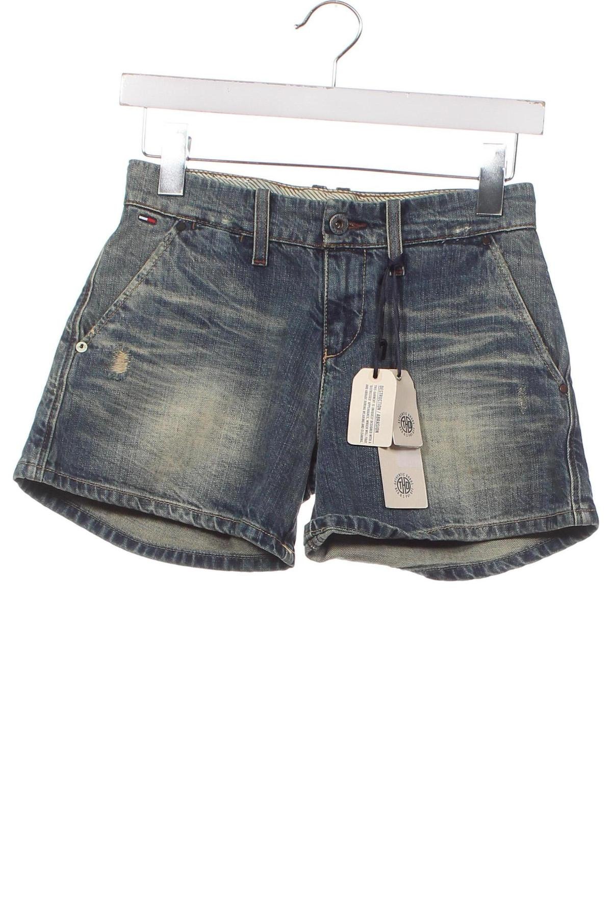 Pantaloni scurți de femei Hilfiger Denim, Mărime XS, Culoare Albastru, Preț 404,61 Lei
