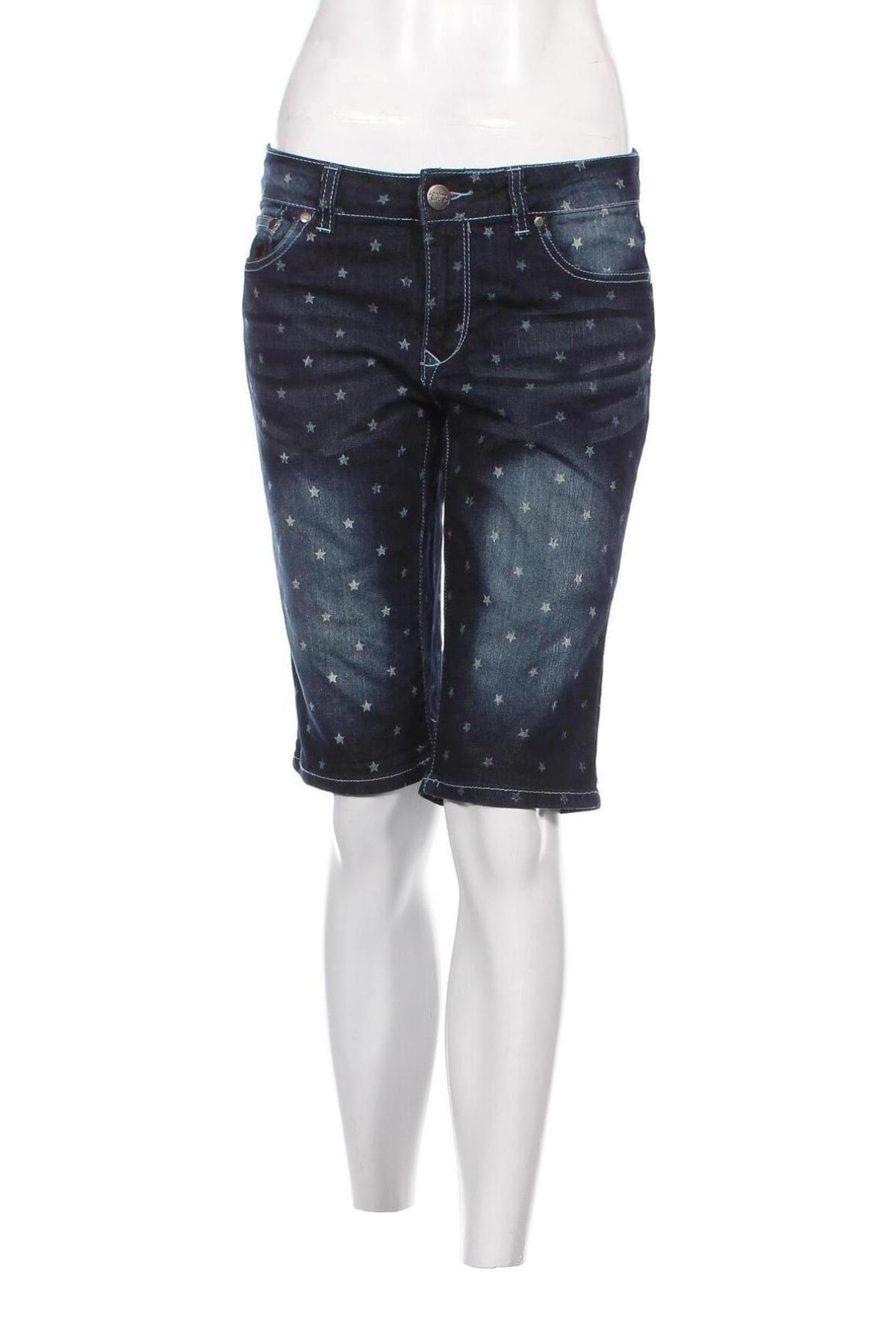 Γυναικείο κοντό παντελόνι Janina Denim, Μέγεθος M, Χρώμα Μπλέ, Τιμή 11,75 €