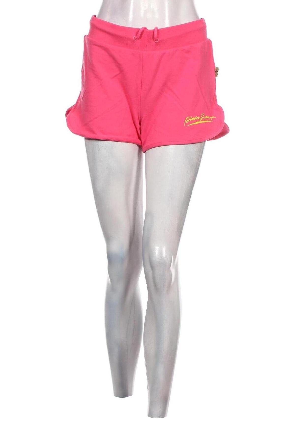 Γυναικείο κοντό παντελόνι Plein Sport, Μέγεθος M, Χρώμα Ρόζ , Τιμή 30,90 €