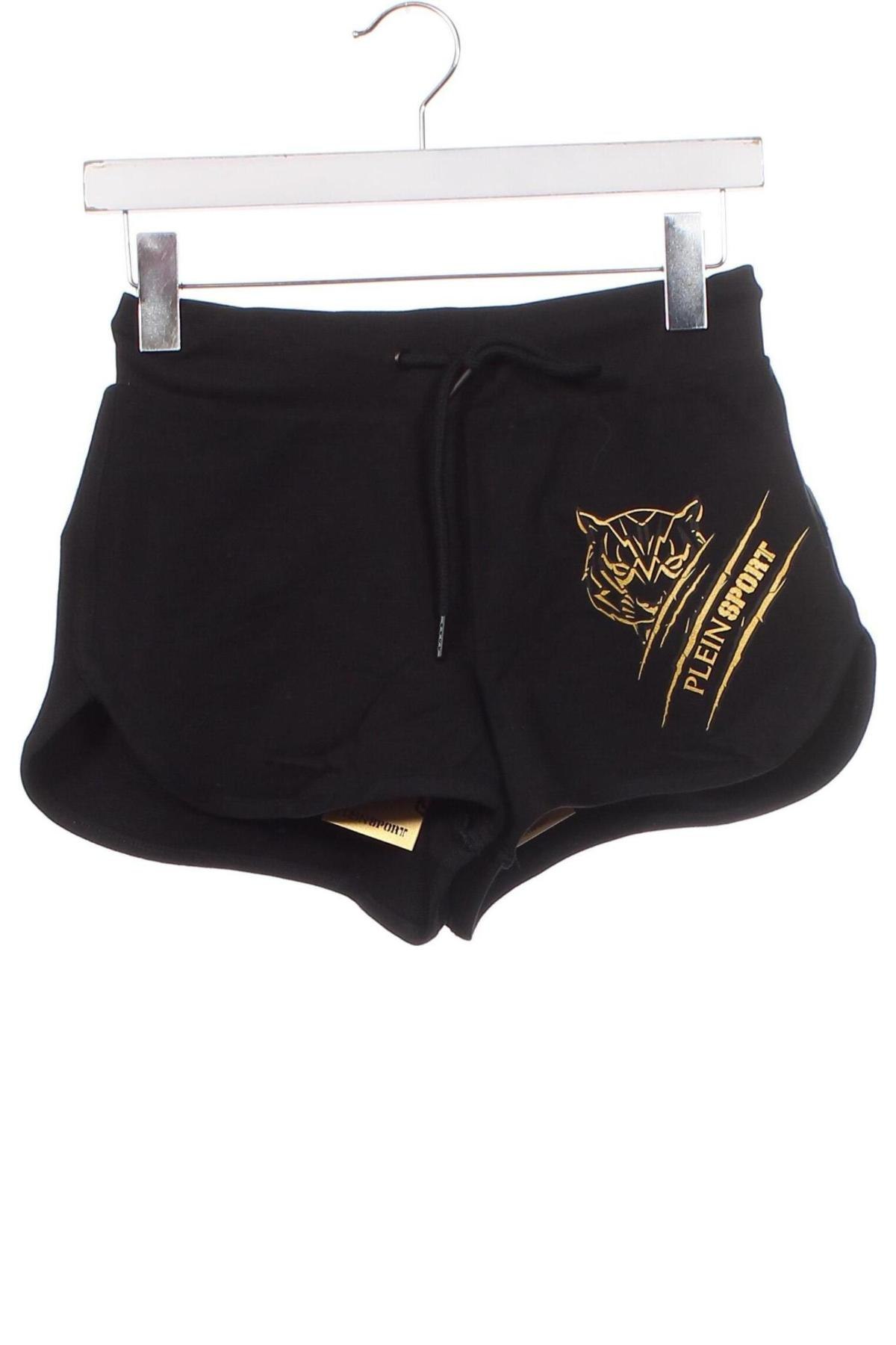 Дамски къс панталон Plein Sport, Размер XS, Цвят Черен, Цена 124,74 лв.