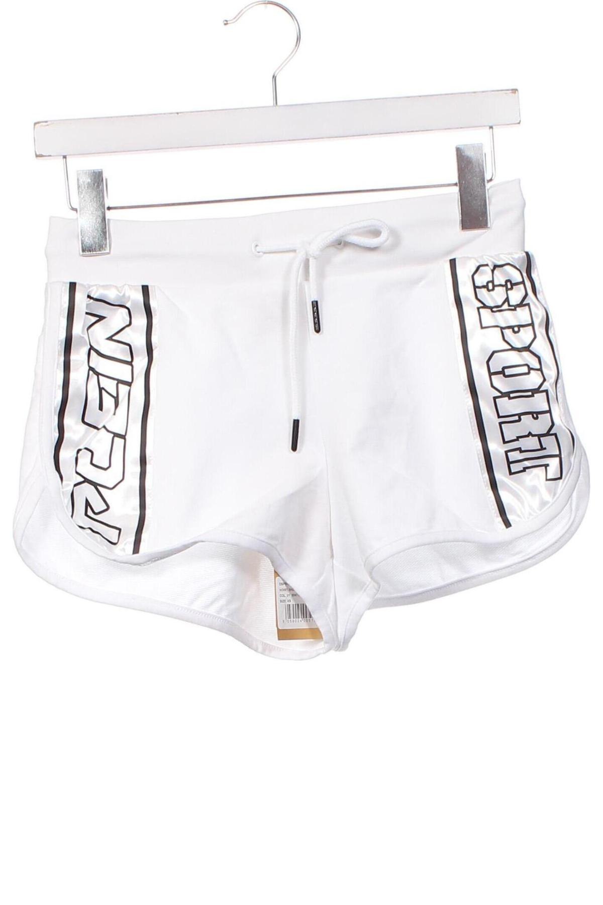 Дамски къс панталон Plein Sport, Размер XS, Цвят Бял, Цена 81,00 лв.