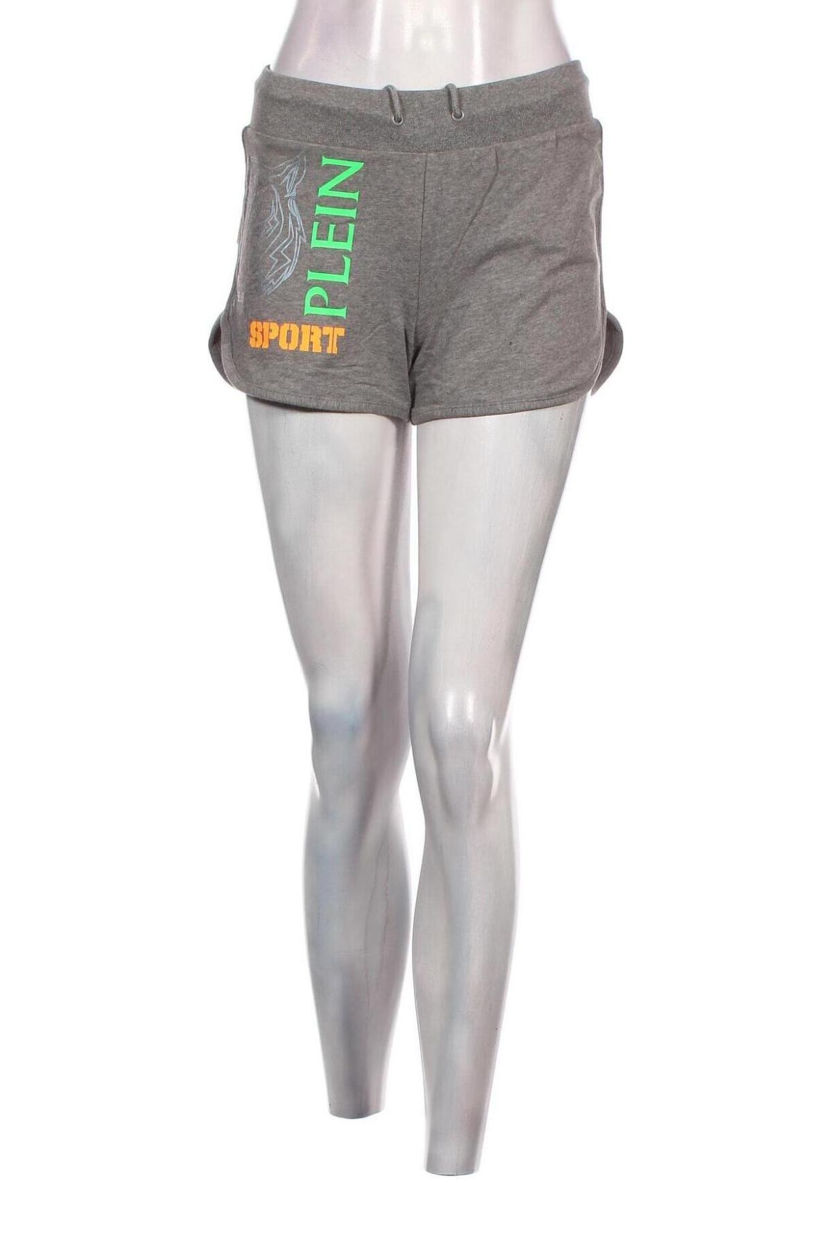 Γυναικείο κοντό παντελόνι Plein Sport, Μέγεθος S, Χρώμα Γκρί, Τιμή 64,30 €