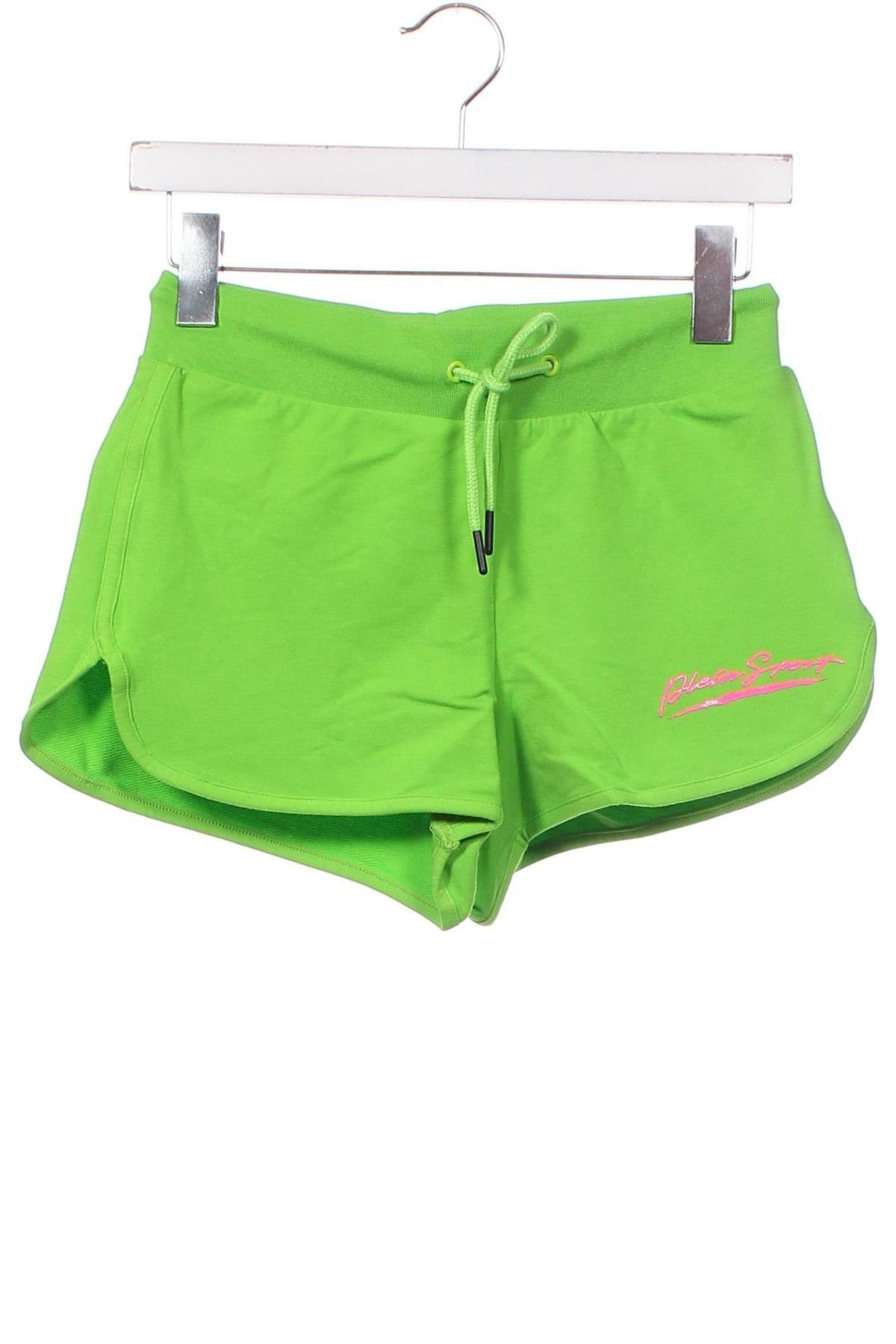 Дамски къс панталон Plein Sport, Размер XS, Цвят Зелен, Цена 111,78 лв.