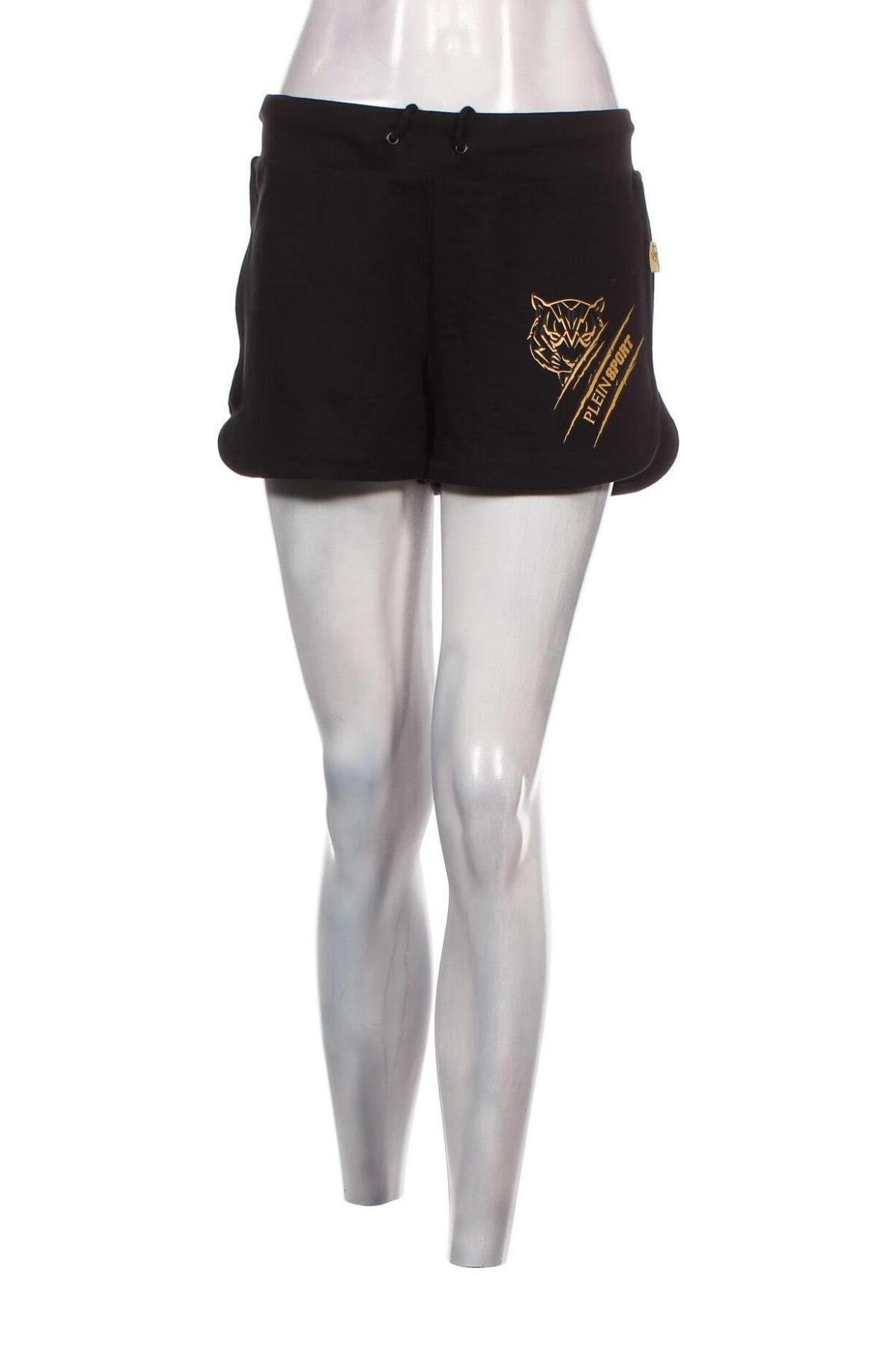 Дамски къс панталон Plein Sport, Размер L, Цвят Черен, Цена 124,74 лв.