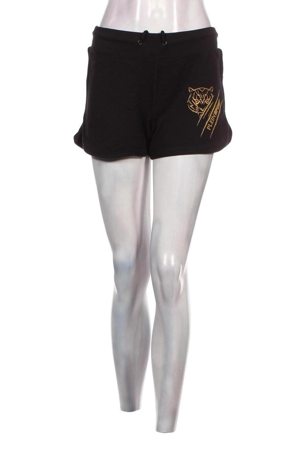 Дамски къс панталон Plein Sport, Размер M, Цвят Черен, Цена 124,74 лв.