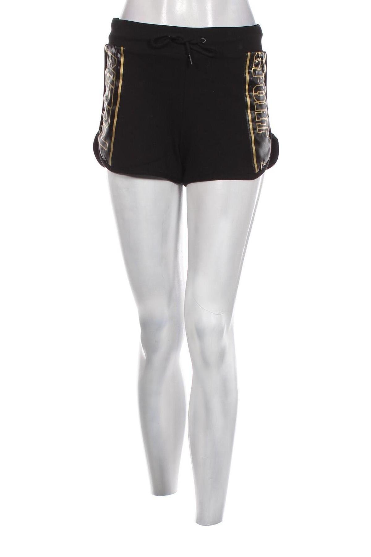 Γυναικείο κοντό παντελόνι Plein Sport, Μέγεθος S, Χρώμα Μαύρο, Τιμή 63,47 €