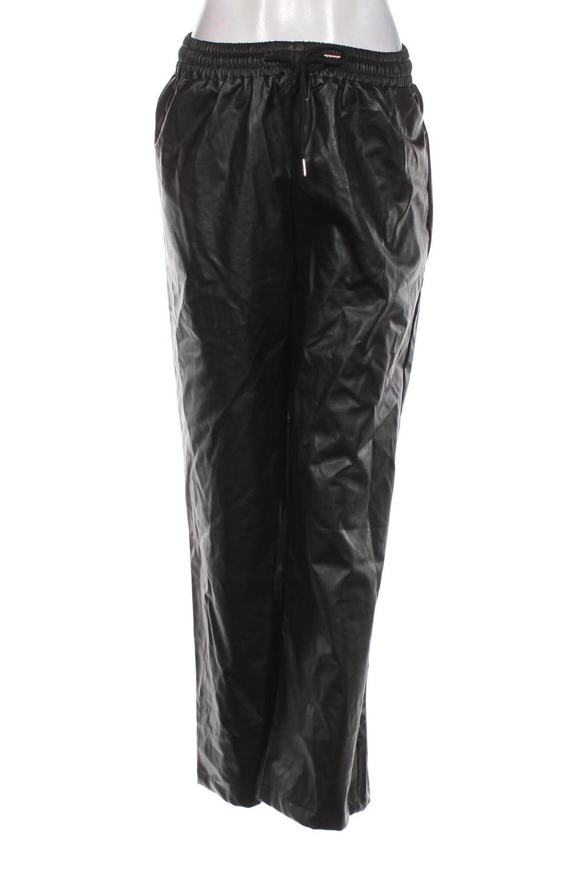 Γυναικείο παντελόνι δερμάτινο, Μέγεθος M, Χρώμα Μαύρο, Τιμή 4,13 €