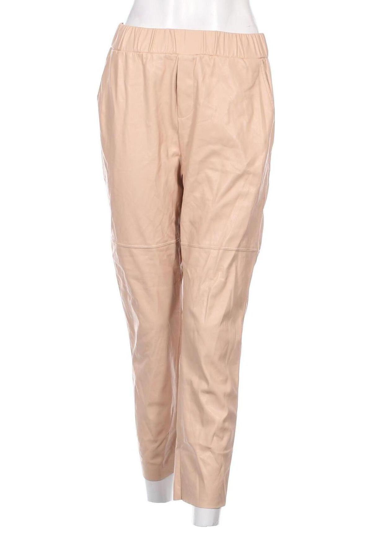 Damen Lederhose, Größe L, Farbe Beige, Preis 20,18 €