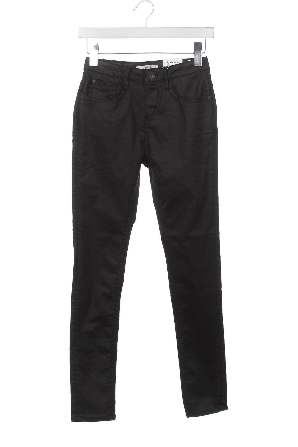 Γυναικείο παντελόνι δερμάτινο Garcia, Μέγεθος S, Χρώμα Μαύρο, Τιμή 9,87 €