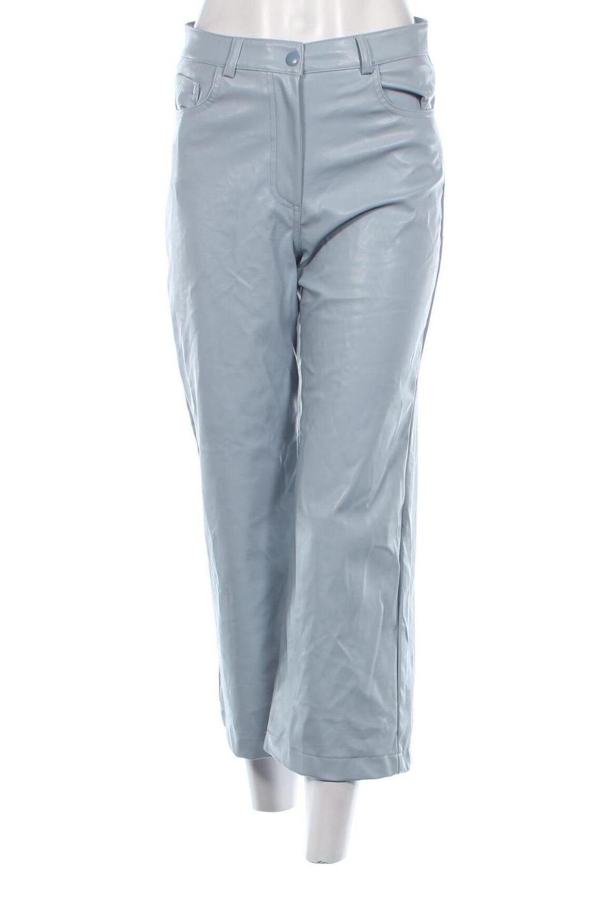Γυναικείο παντελόνι δερμάτινο Tally Weijl, Μέγεθος S, Χρώμα Μπλέ, Τιμή 7,82 €
