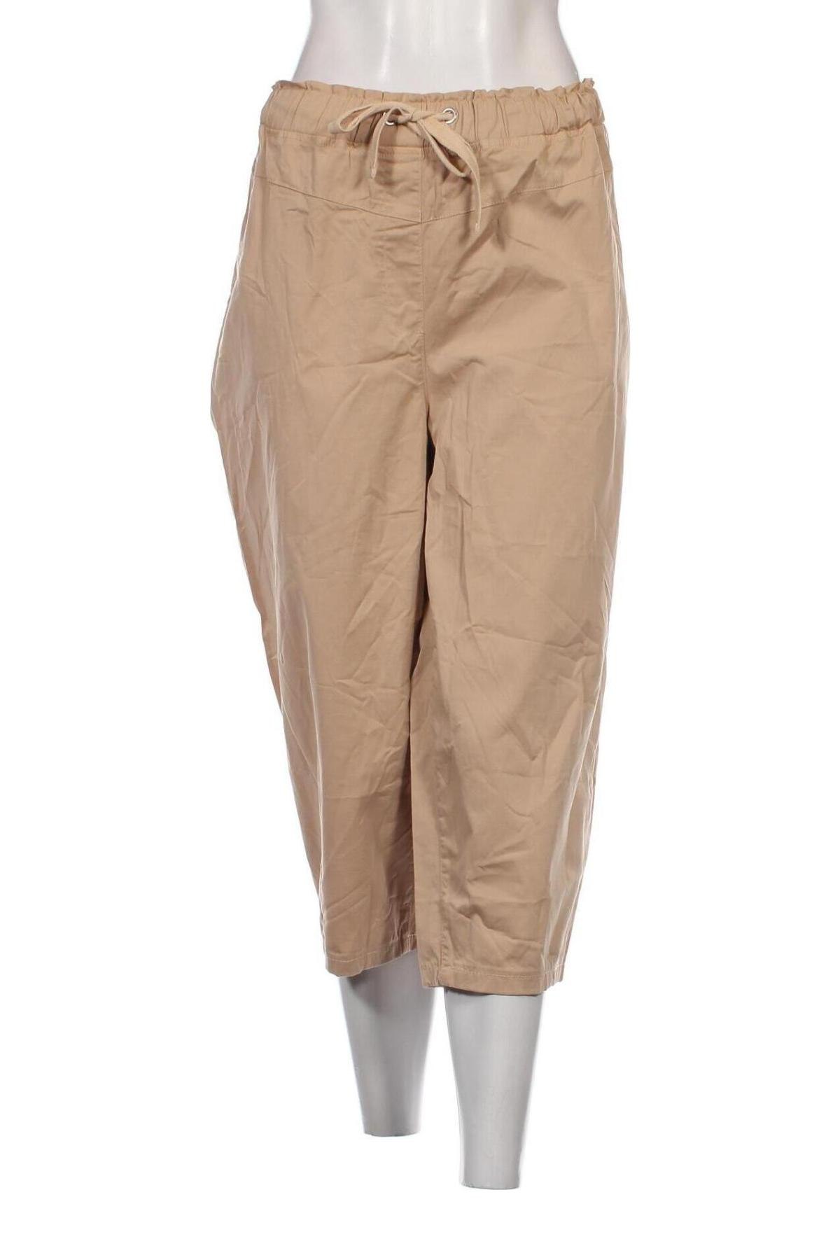 Γυναικείο παντελόνι, Μέγεθος 3XL, Χρώμα  Μπέζ, Τιμή 17,94 €