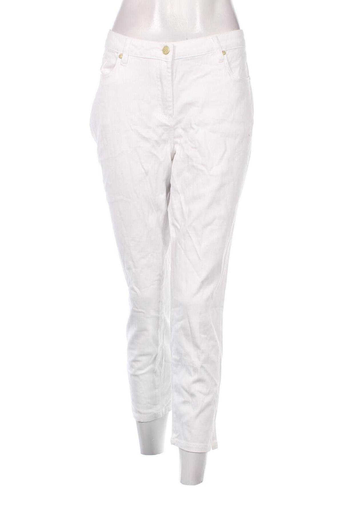 Damskie spodnie, Rozmiar L, Kolor Biały, Cena 41,74 zł