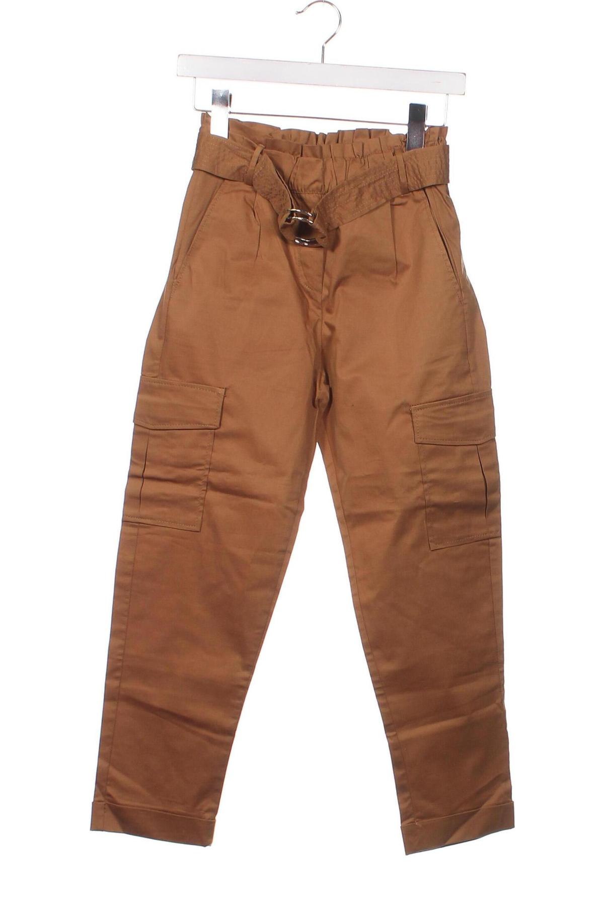 Pantaloni de femei Bershka, Mărime XS, Culoare Maro, Preț 117,35 Lei