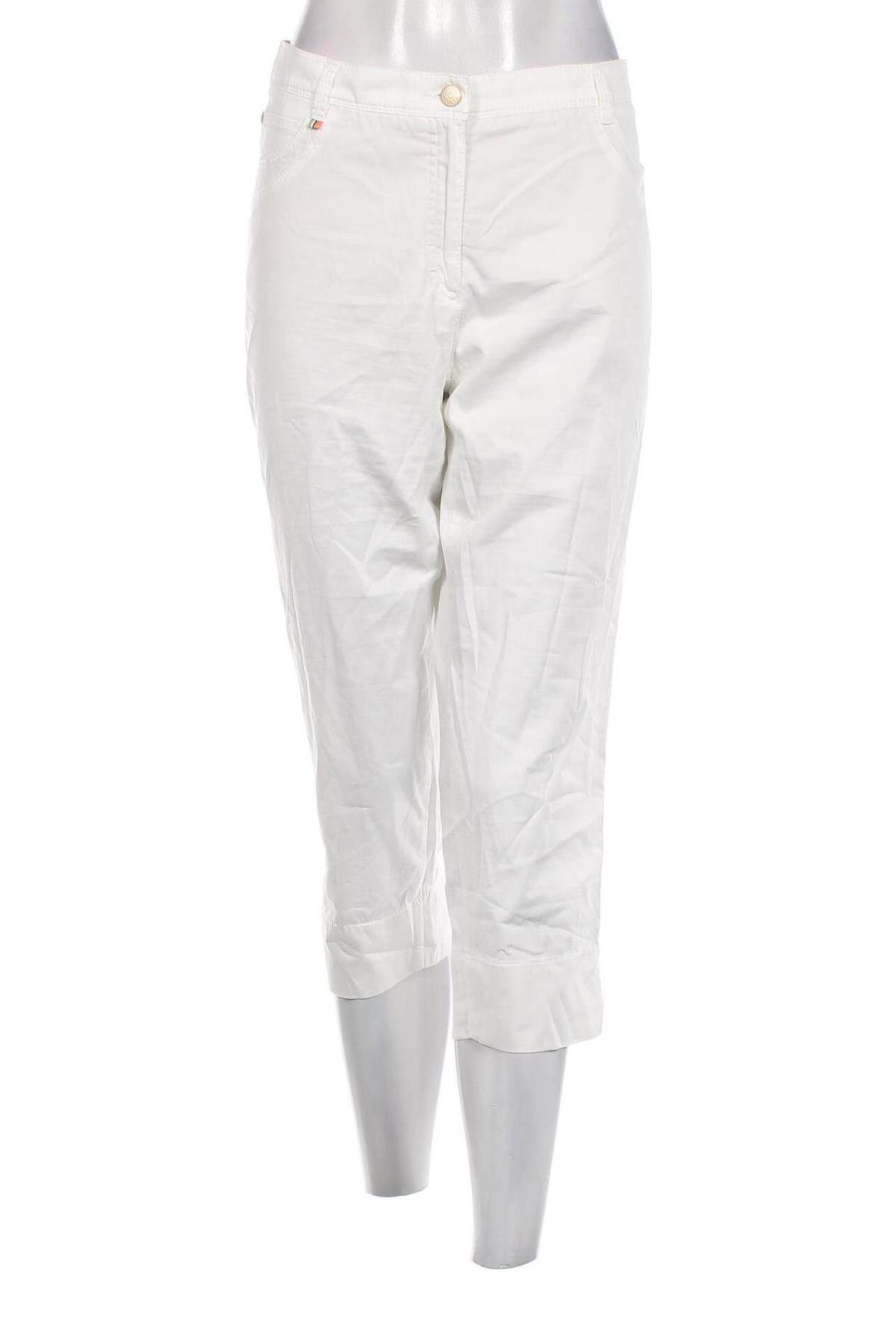 Damskie spodnie Brax, Rozmiar XL, Kolor Biały, Cena 89,34 zł