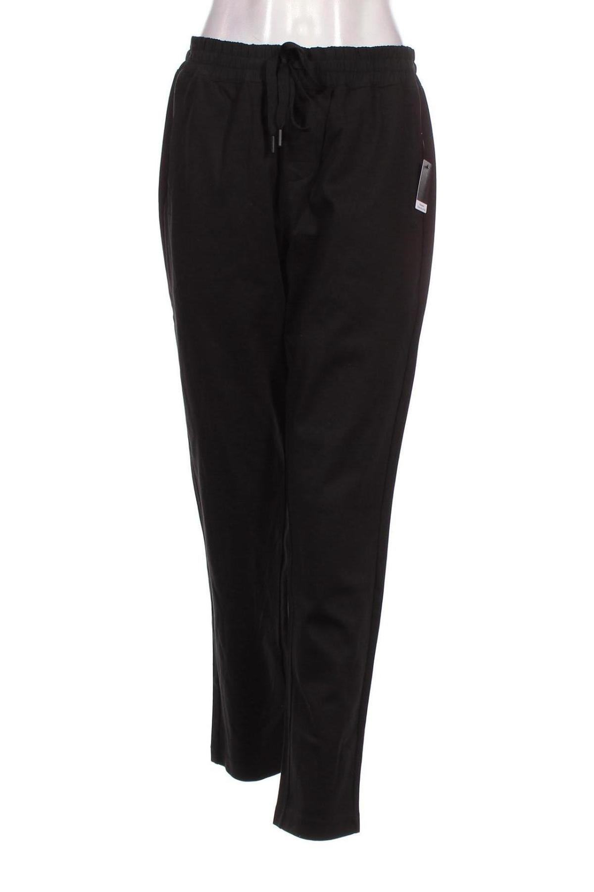 Дамски панталон Calvin Klein, Размер M, Цвят Черен, Цена 100,28 лв.