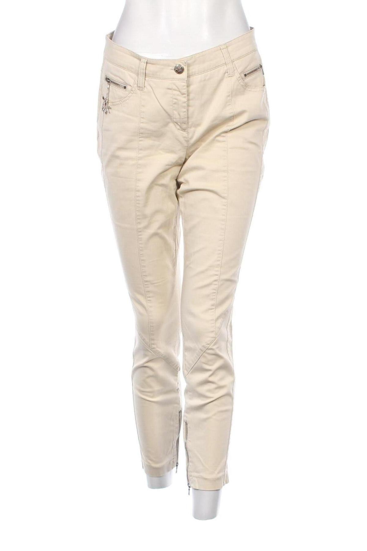 Дамски панталон Cambio, Размер M, Цвят Бежов, Цена 26,46 лв.