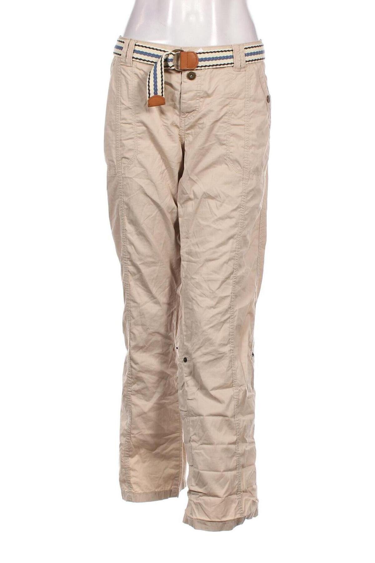 Дамски панталон Edc By Esprit, Размер XL, Цвят Бежов, Цена 15,08 лв.